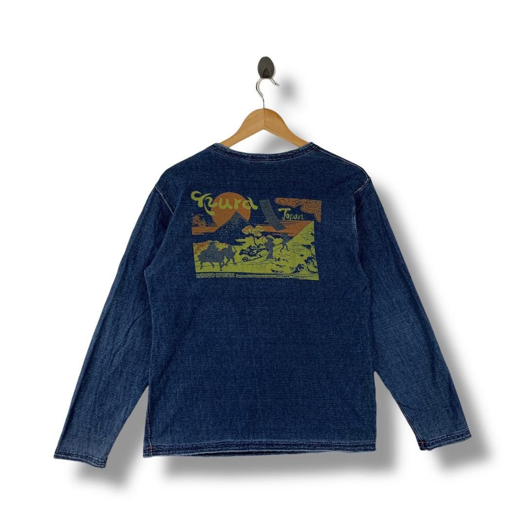 Eternal ETERNAL kura indigo japan japanese culture long sleeve tee Size US M / EU 48-50 / 2 - 1 Thumbnail