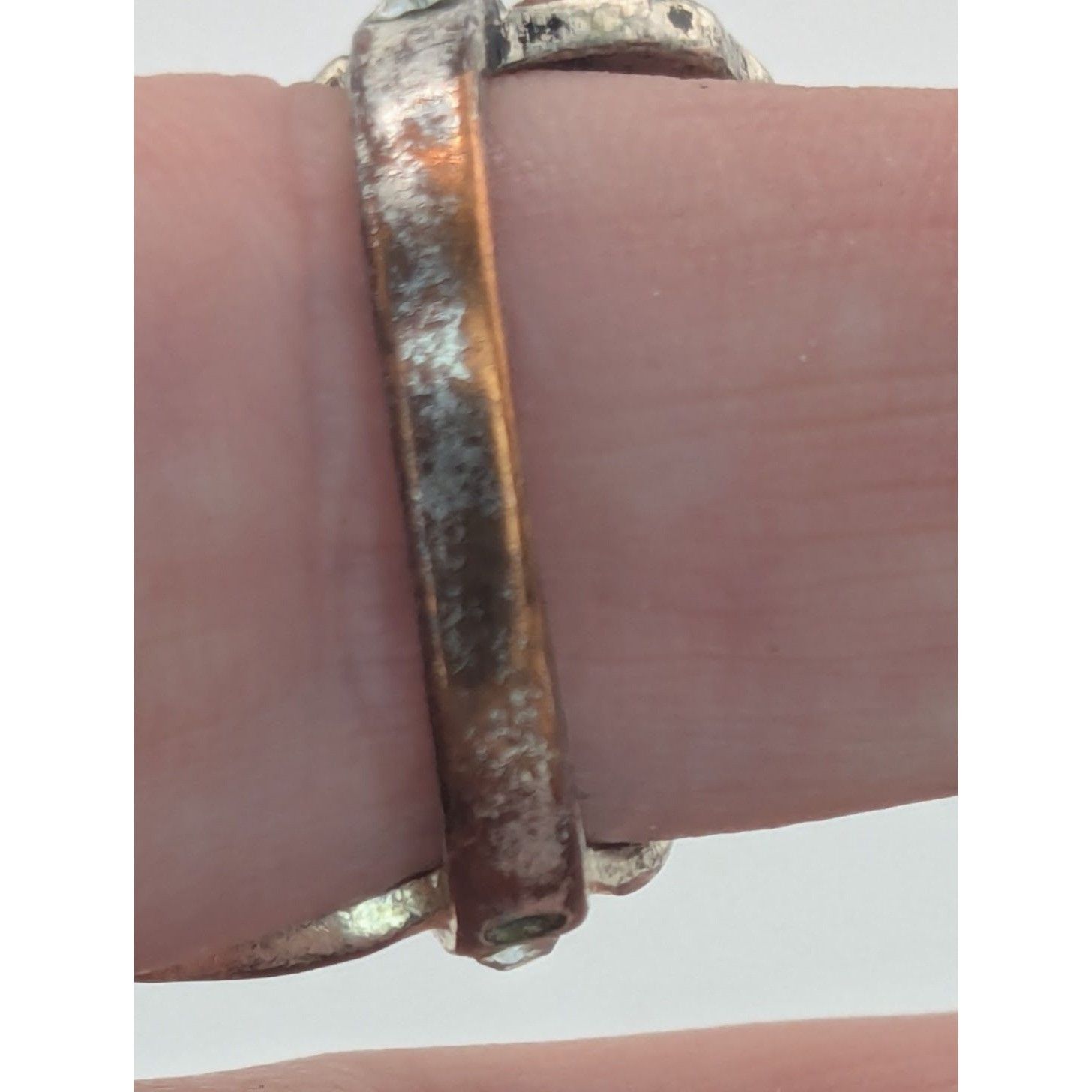 Other Fairycore Elvish Fantasy Antiqued Silver Tone Leaf Ring With Size ONE SIZE - 7 Thumbnail