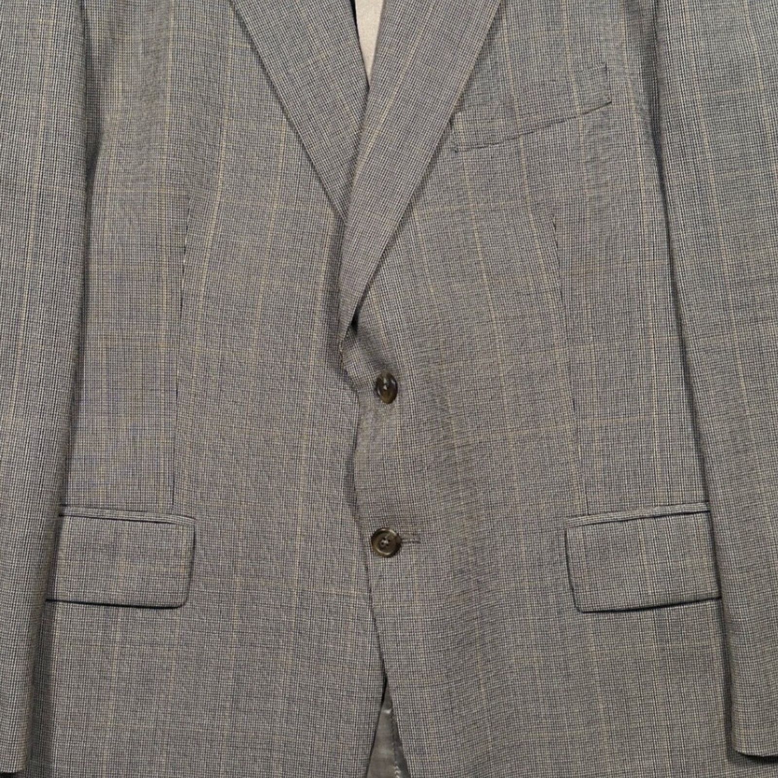 Ralph Lauren Ralph Lauren Blazer Mens 48R Grey 2-Button Sport Coat Size 48R - 5 Thumbnail