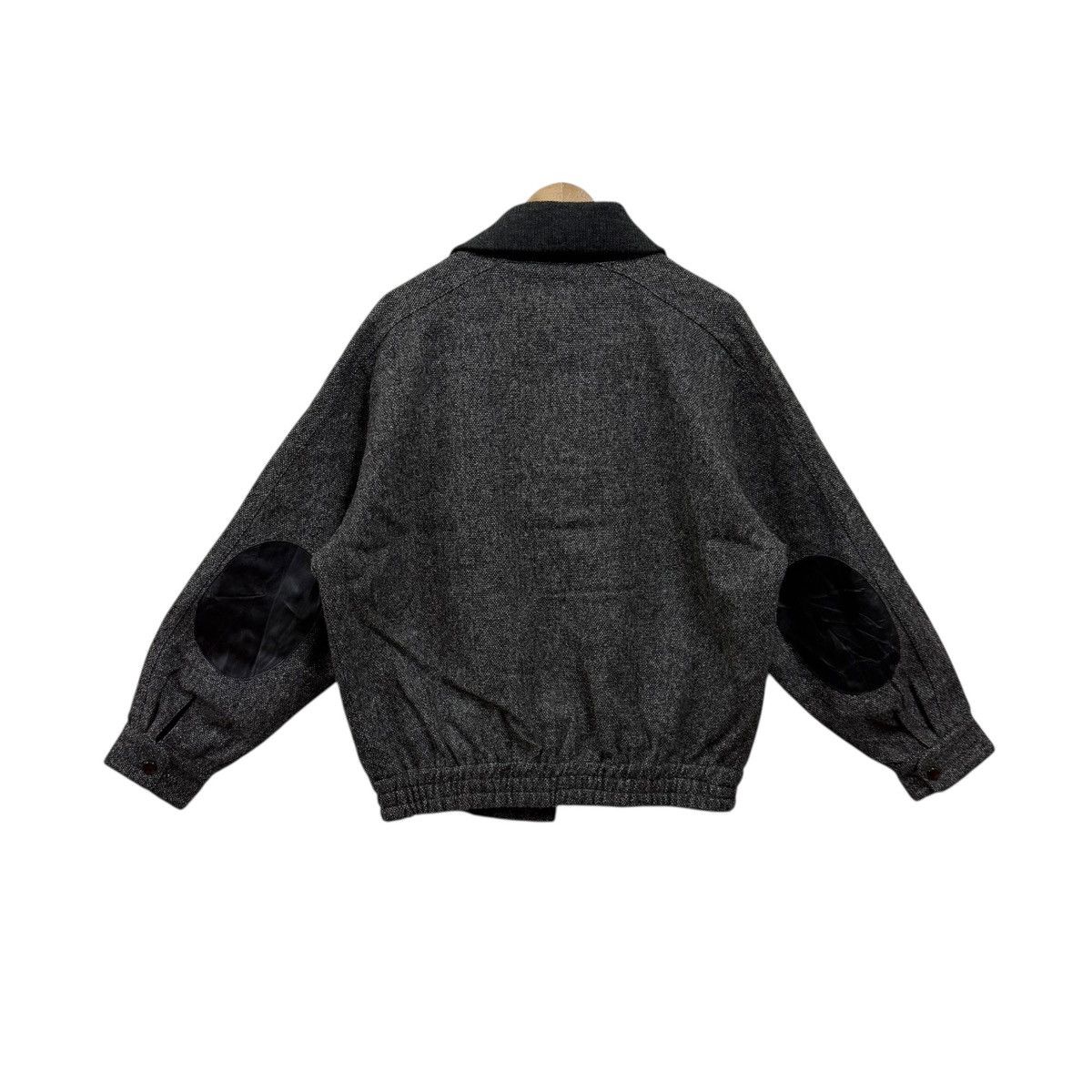If Six Was Nine Blue5 Tokyo Herringbone Wool Bomber Jacket Size US XL / EU 56 / 4 - 2 Thumbnail