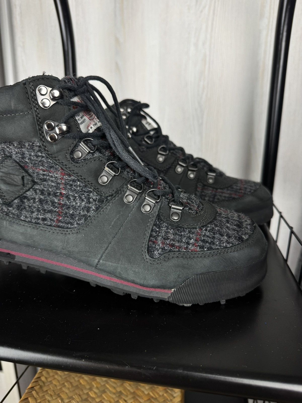 The North Face THE NORTH FACE x Harris Tweed Back to Berkeley Black Boots Size US 8.5 / EU 41-42 - 5 Thumbnail