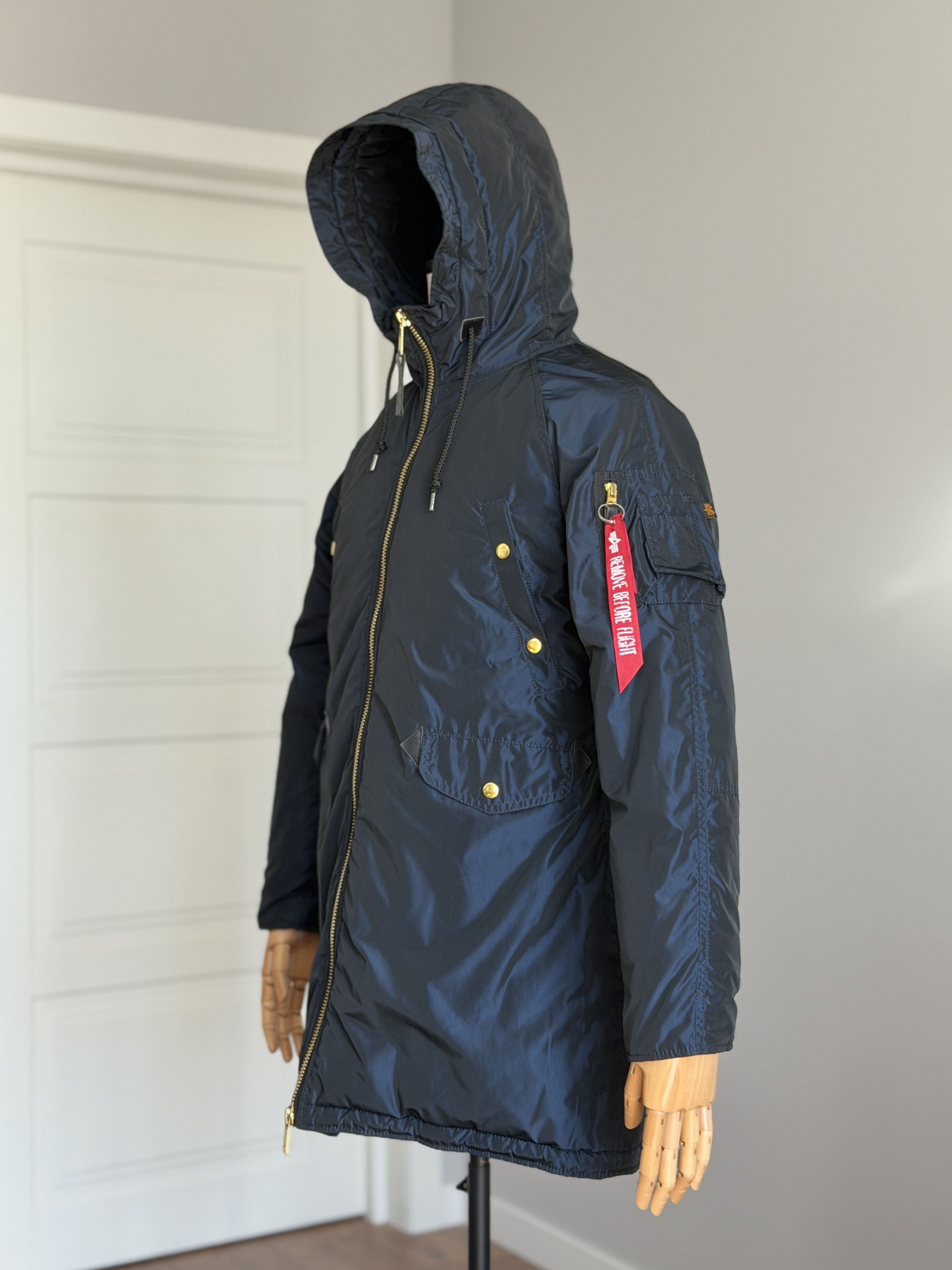 Alpha Industries ALPHA INDUSTRIES Extreme Parka Exparka Rep Blue Coat Jacket Size M / US 6-8 / IT 42-44 - 22 Thumbnail