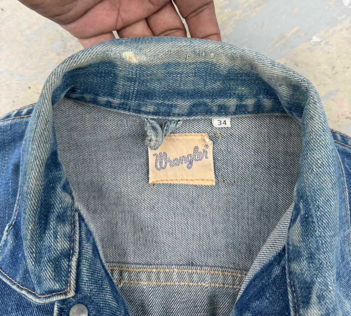 Wrangler 🔥Rare 60s Wrangler Zip Denim Jacket Talon Conmatic USA Size US XS / EU 42 / 0 - 23 Thumbnail