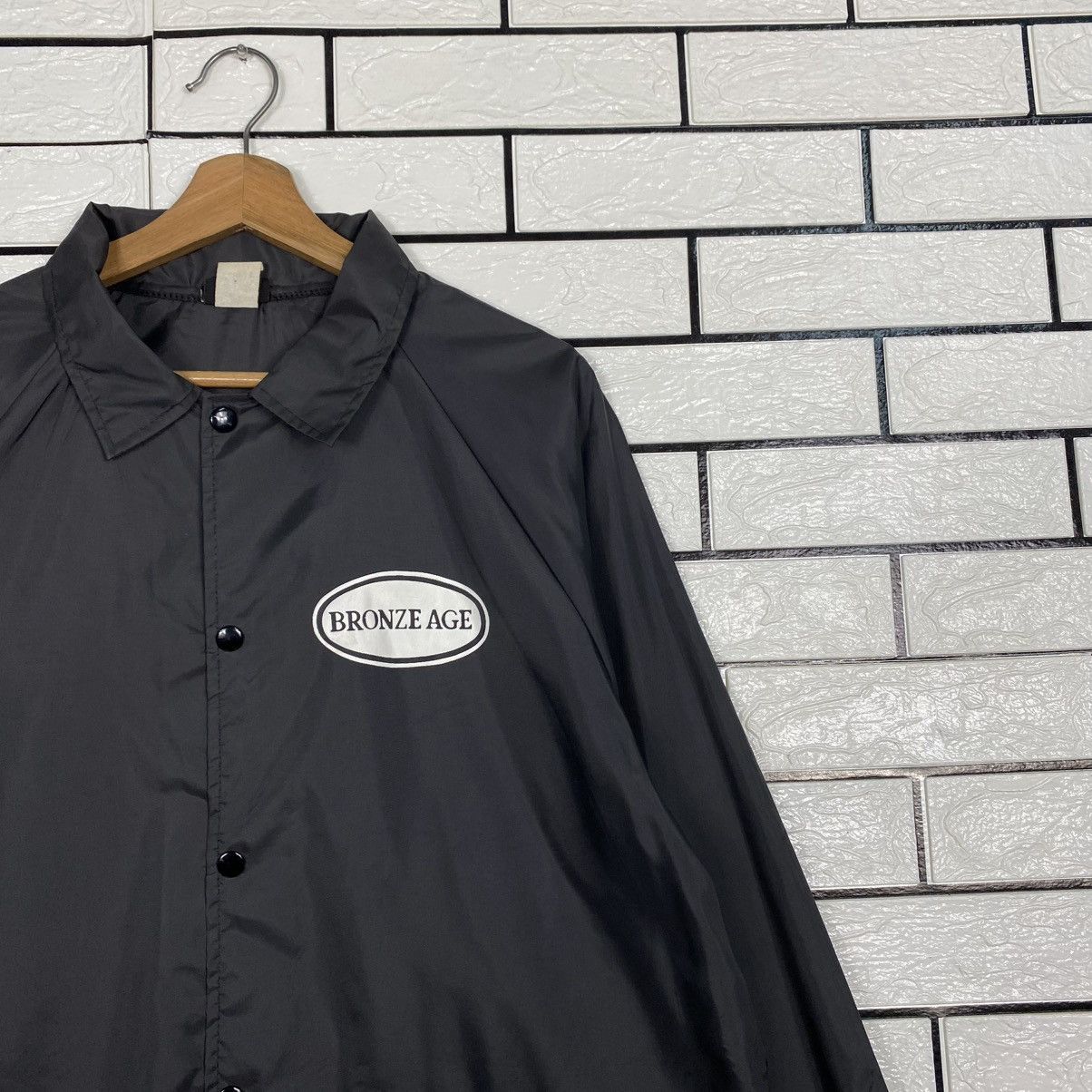 Vintage 🔥VINTAGE LIGHT JACKET SNAP BRONZE AGE MADE IN USA Size US L / EU 52-54 / 3 - 7 Thumbnail