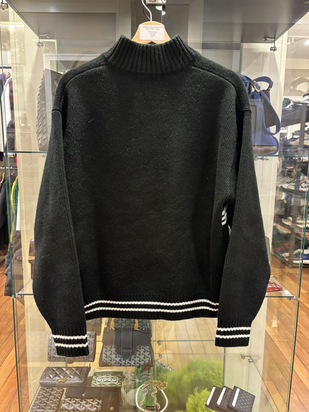 Supreme Supreme Script Stripe Half Zip Sweater Size US S / EU 44-46 / 1 - 2 Thumbnail