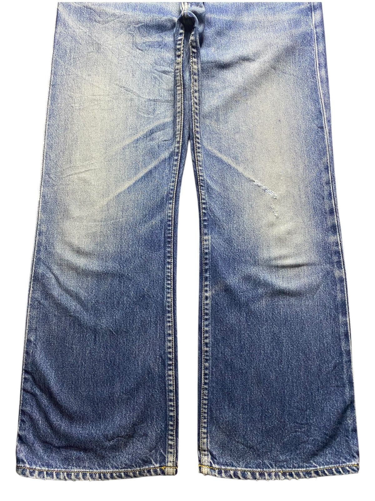 Gap Vintage Gap Denim Blue Wash Distressed Baggy Jeans Size US 30 / EU 46 - 5 Thumbnail