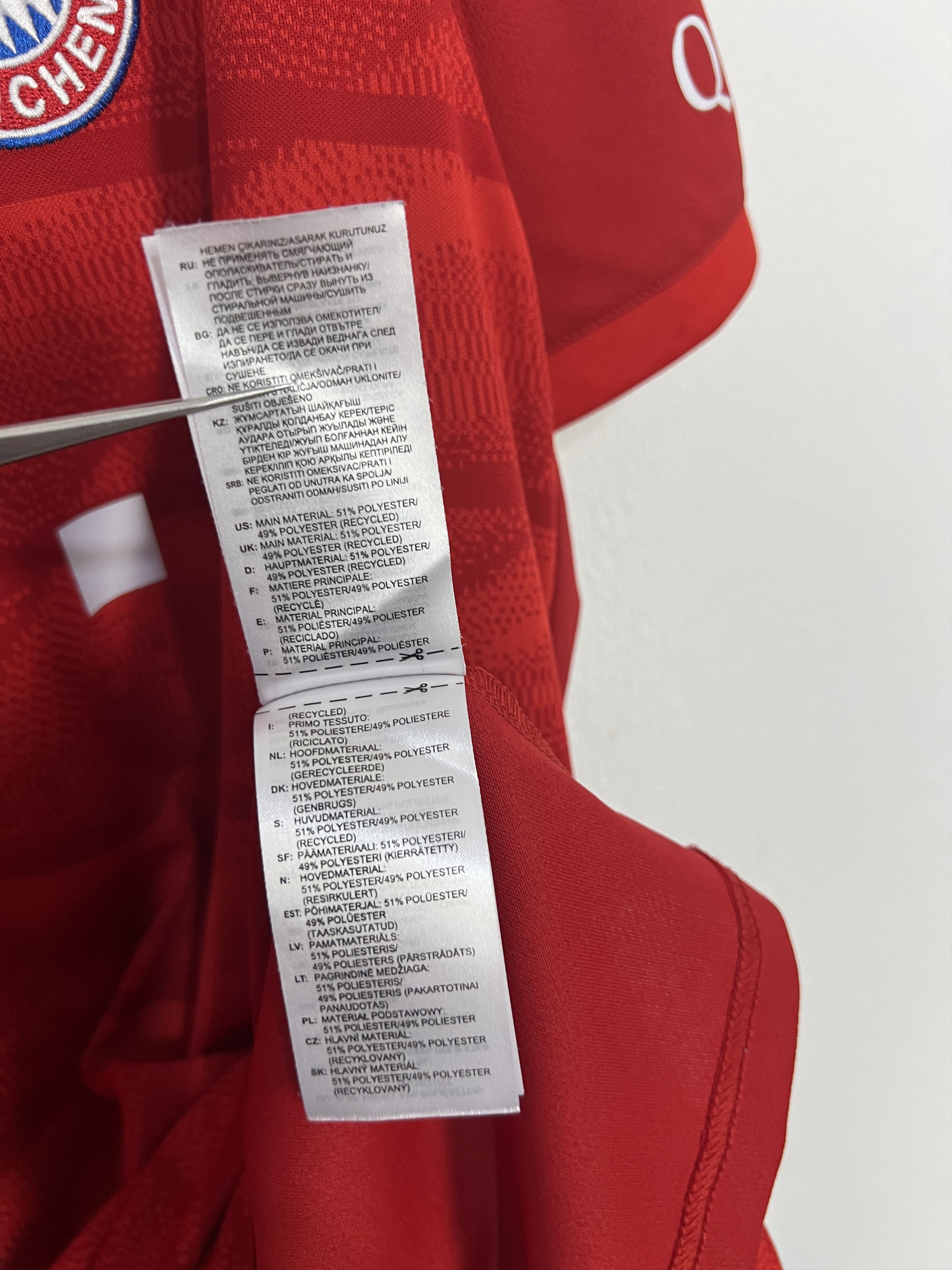 Adidas Bayern Munich Home football shirt 2018 #22 Gnabry Adidas Size US XL / EU 56 / 4 - 13 Thumbnail