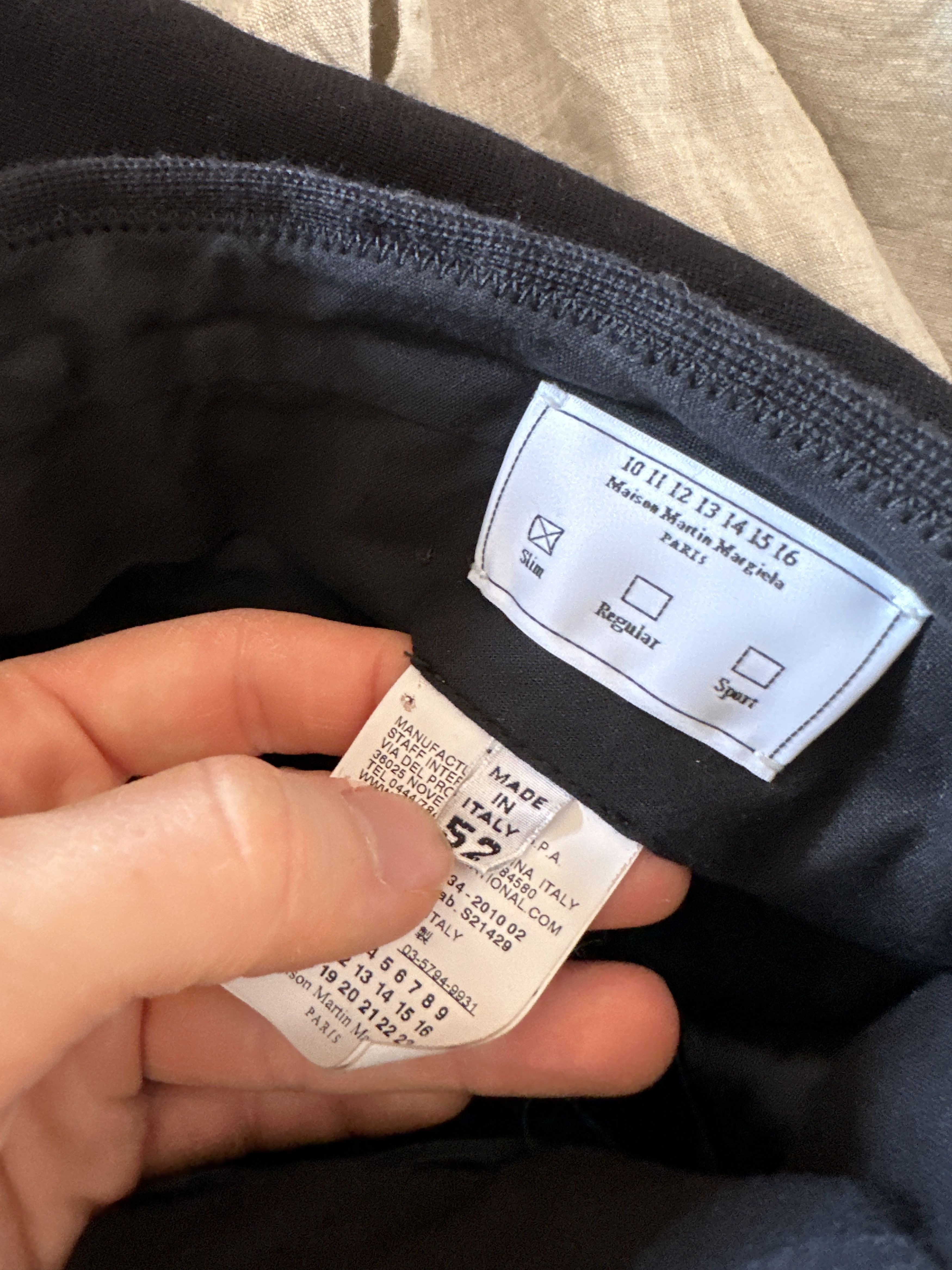 Maison Margiela Maison Margiela Wool Gabardine Heavyweight Trousers Size US 36 / EU 52 - 7 Thumbnail