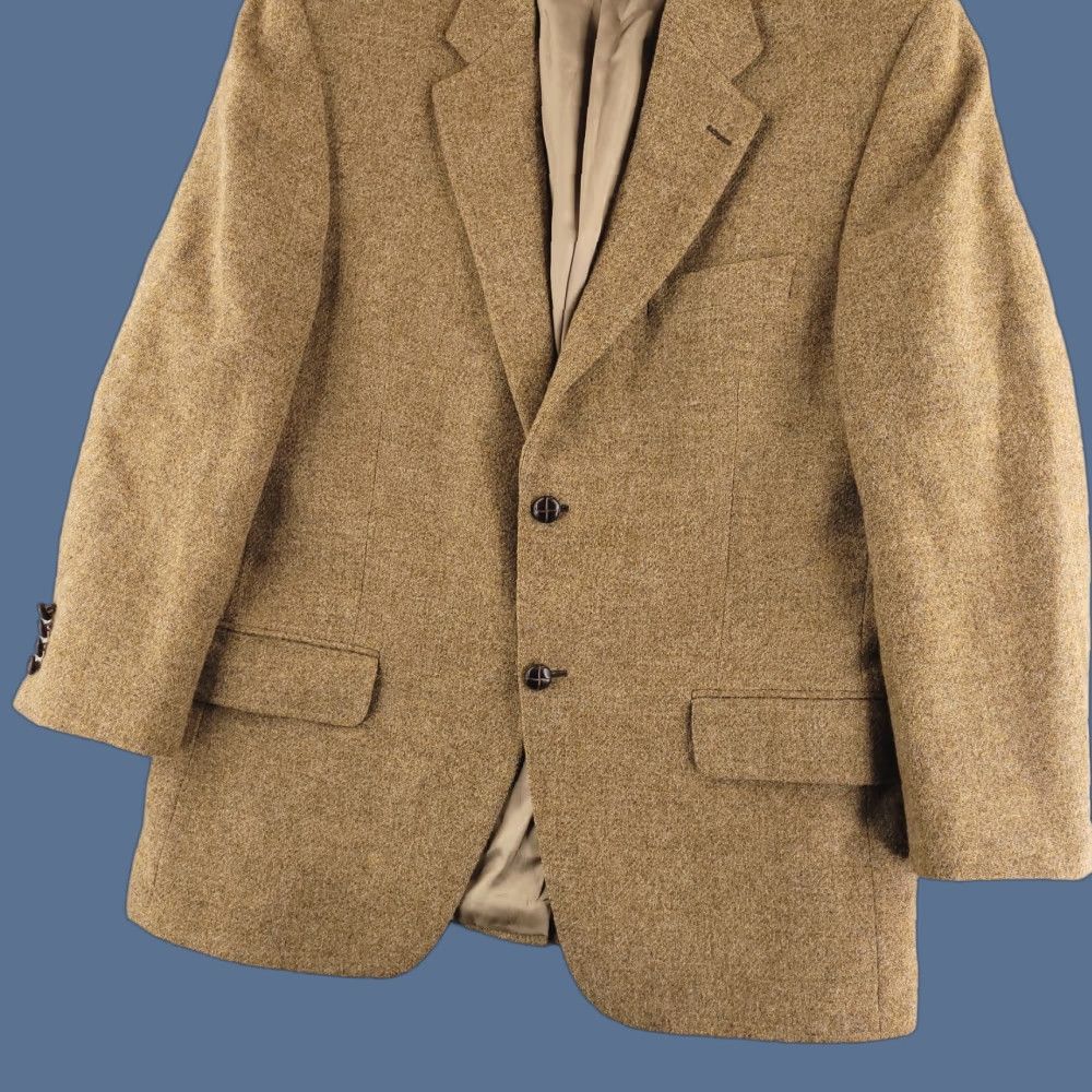Vintage S Cohen Montreal 42S Brown Wool Sport Coat Single-Breasted 2-Button Cashmere Men Brown Solid 42 Size US XS / EU 42 / 0 - 1 Thumbnail