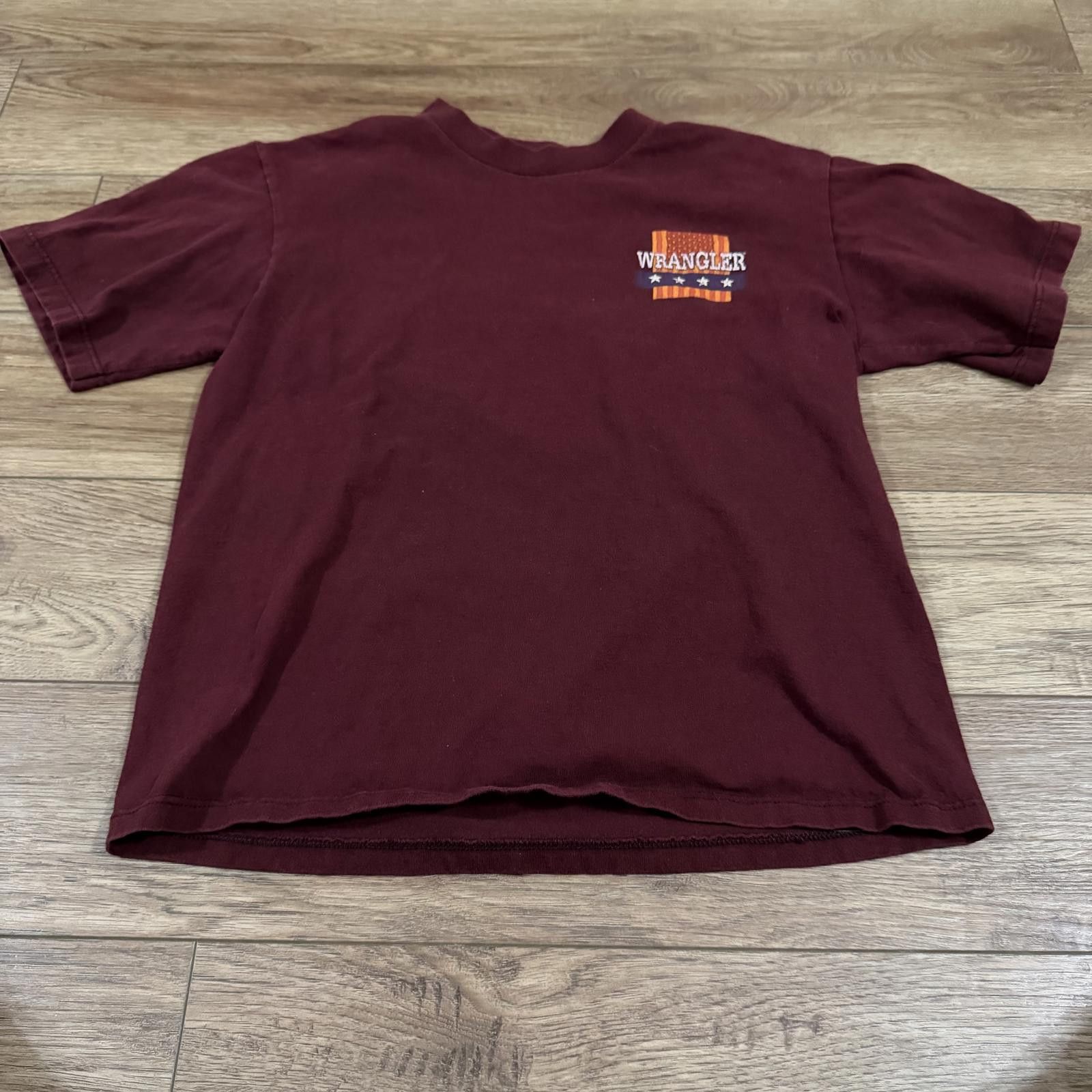 Wrangler Vintage Wrangler Western Cowboy Rodeo Maroon Shirt YOUTH Size US M / EU 48-50 / 2 - 1 Thumbnail