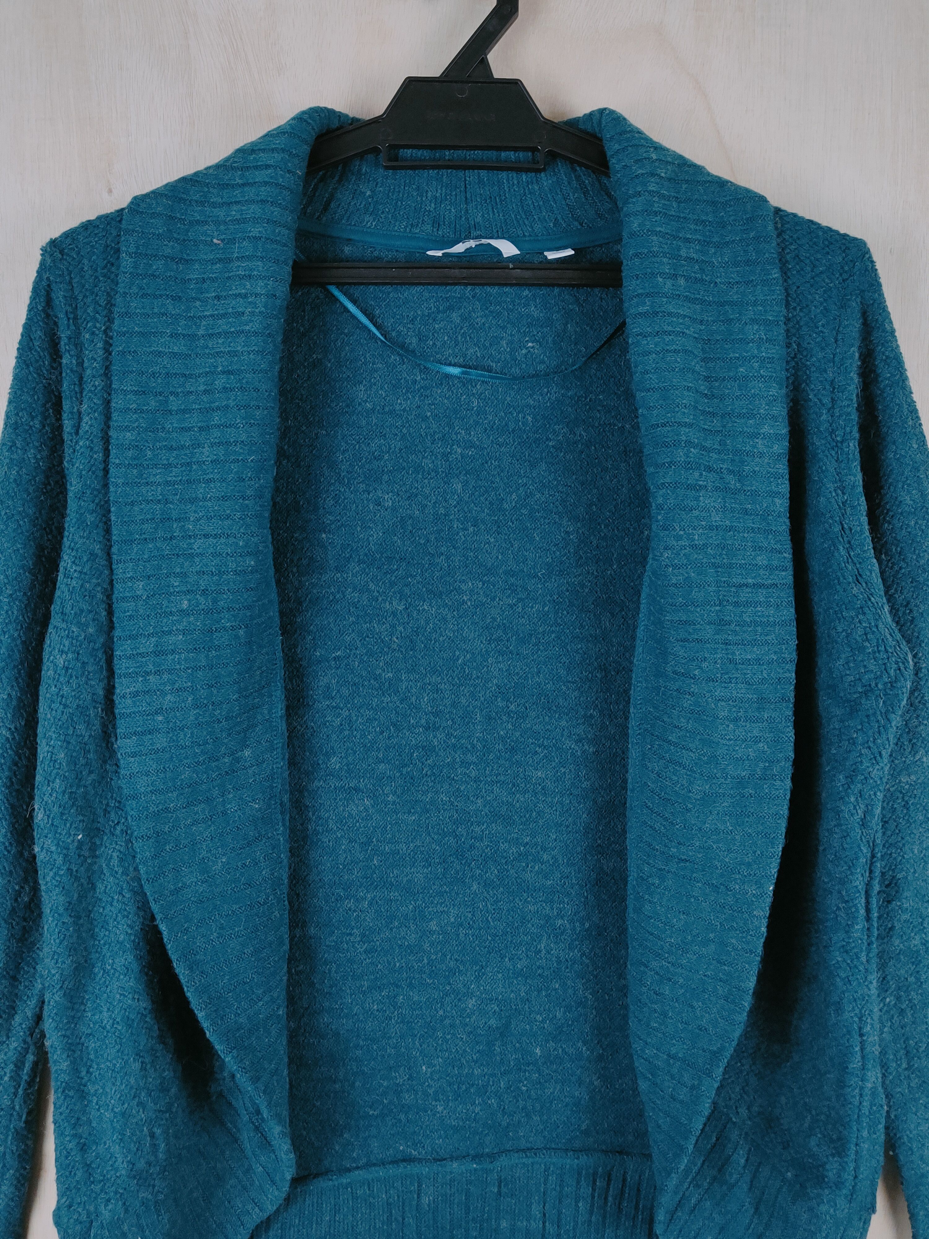 Japanese Brand Uniqlo Emerald Knitwear Cardigan #S2483 Size M / US 6-8 / IT 42-44 - 2 Thumbnail