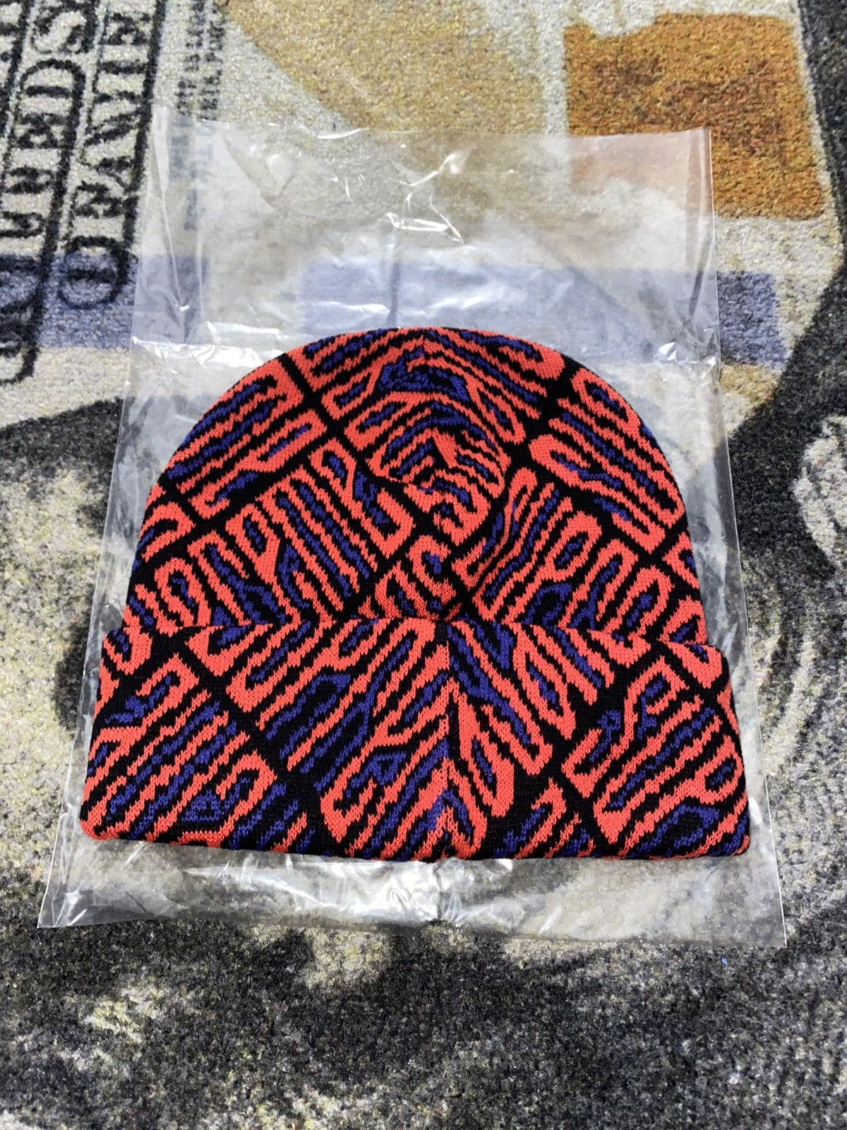 Supreme Supreme Funk Spellout Beanie Size ONE SIZE - 2 Thumbnail