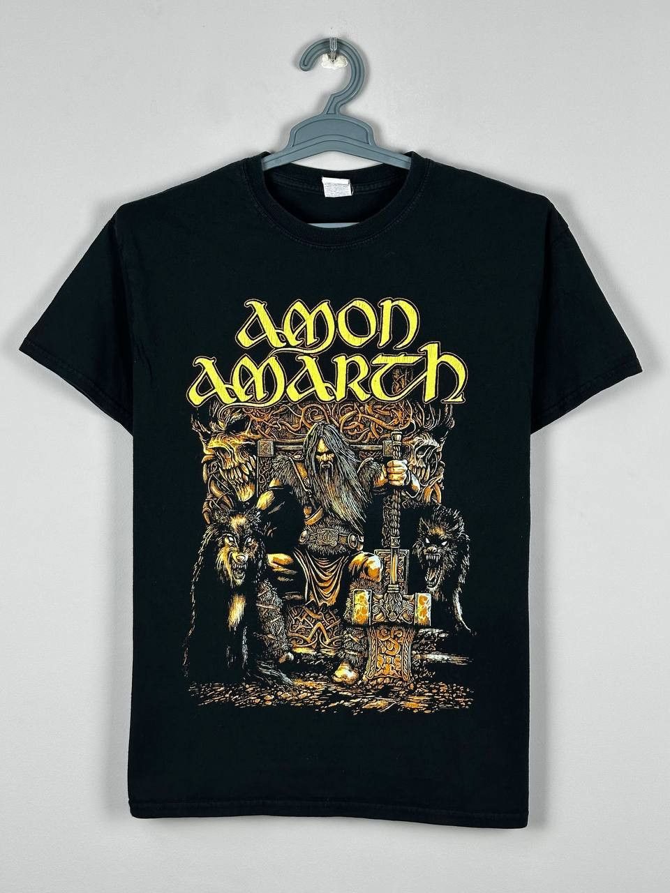 Band Tees Vintage Y2K Amon Amarth Thor Odons Son Metal Band Tee Size US M / EU 48-50 / 2 - 1 Thumbnail
