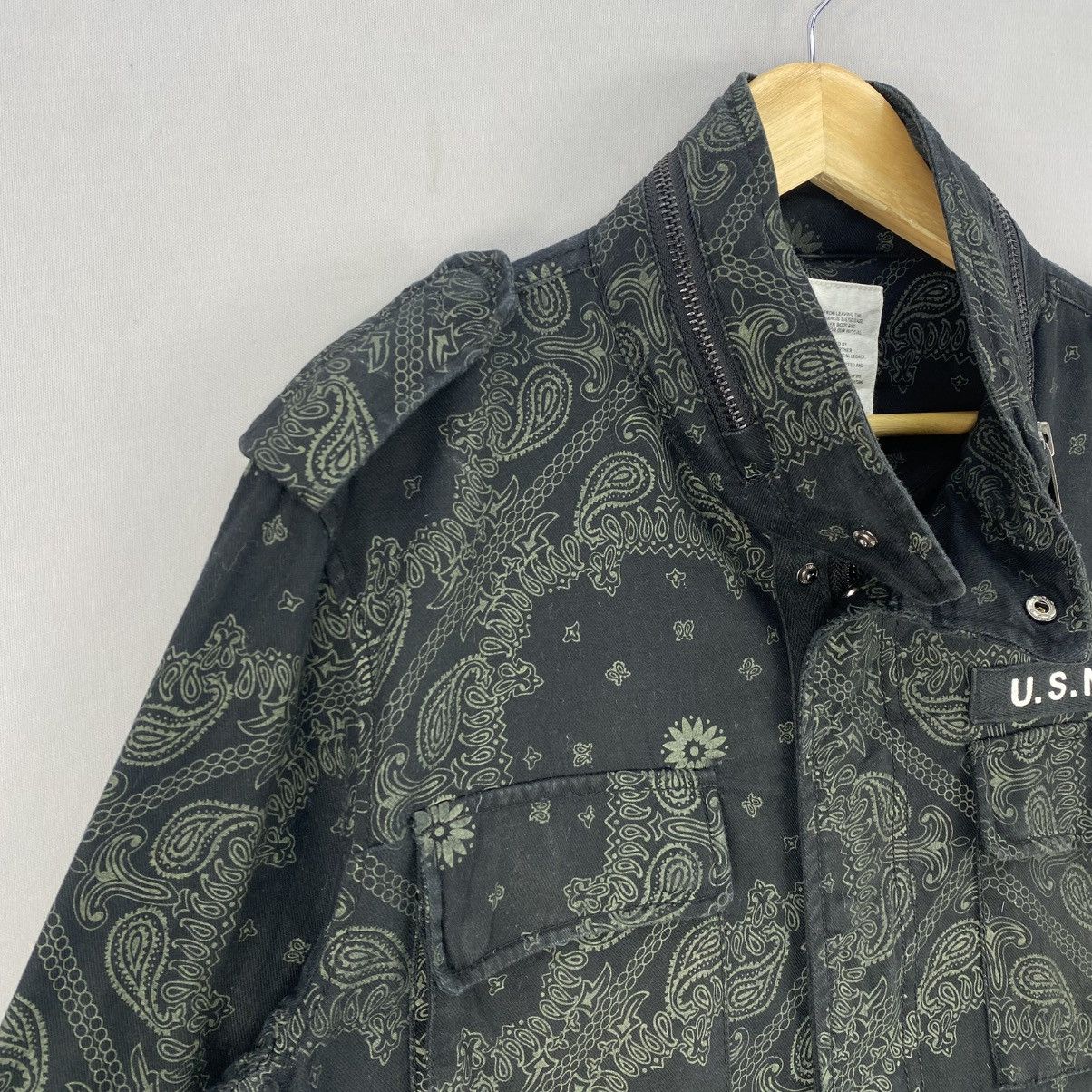 Codes Combine Codes Combine Basic Fullprint Paisley M65 Field Jacket Size US M / EU 48-50 / 2 - 2 Thumbnail