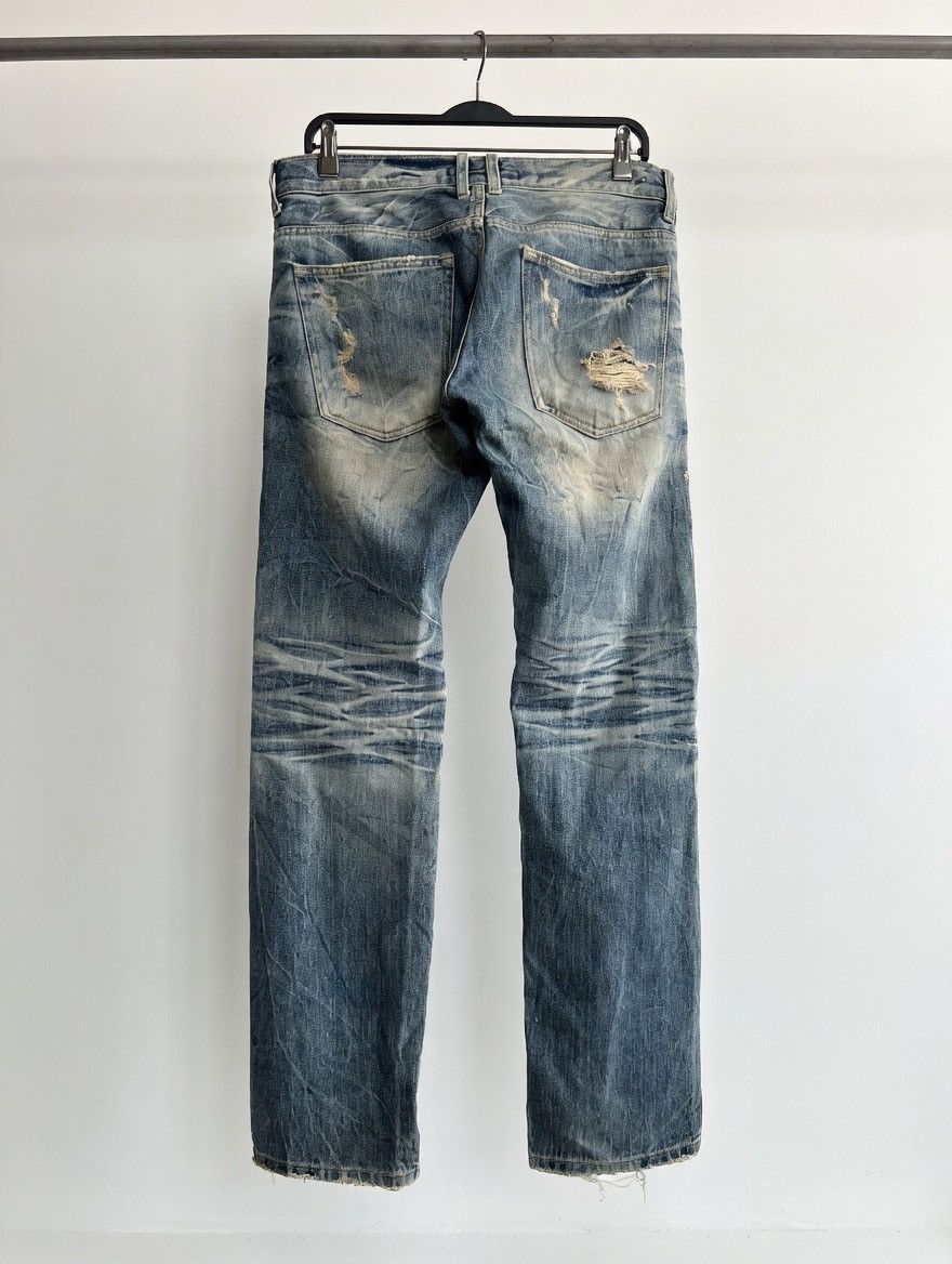 Vintage Thrashed Vintage Repair Denim Pants like Number(n)ine Size US 33 - 7 Thumbnail