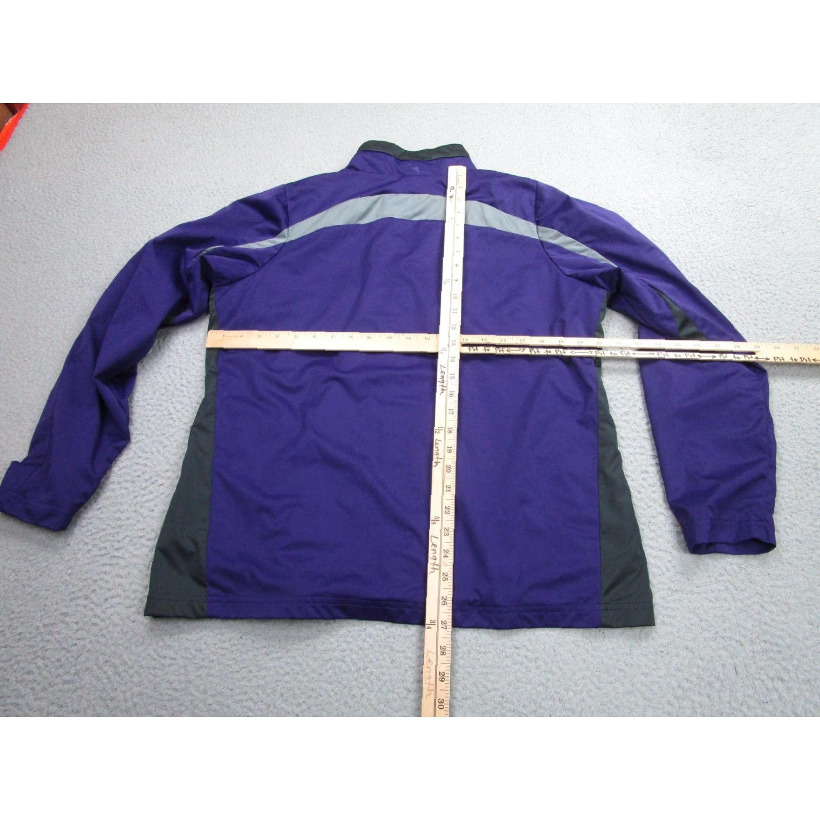 Vintage Antigua Jacket Womens XL Purple Gray Full Zip Trophy Lake Golf Fishing Outdoor Size XL / US 12-14 / IT 48-50 - 7 Thumbnail