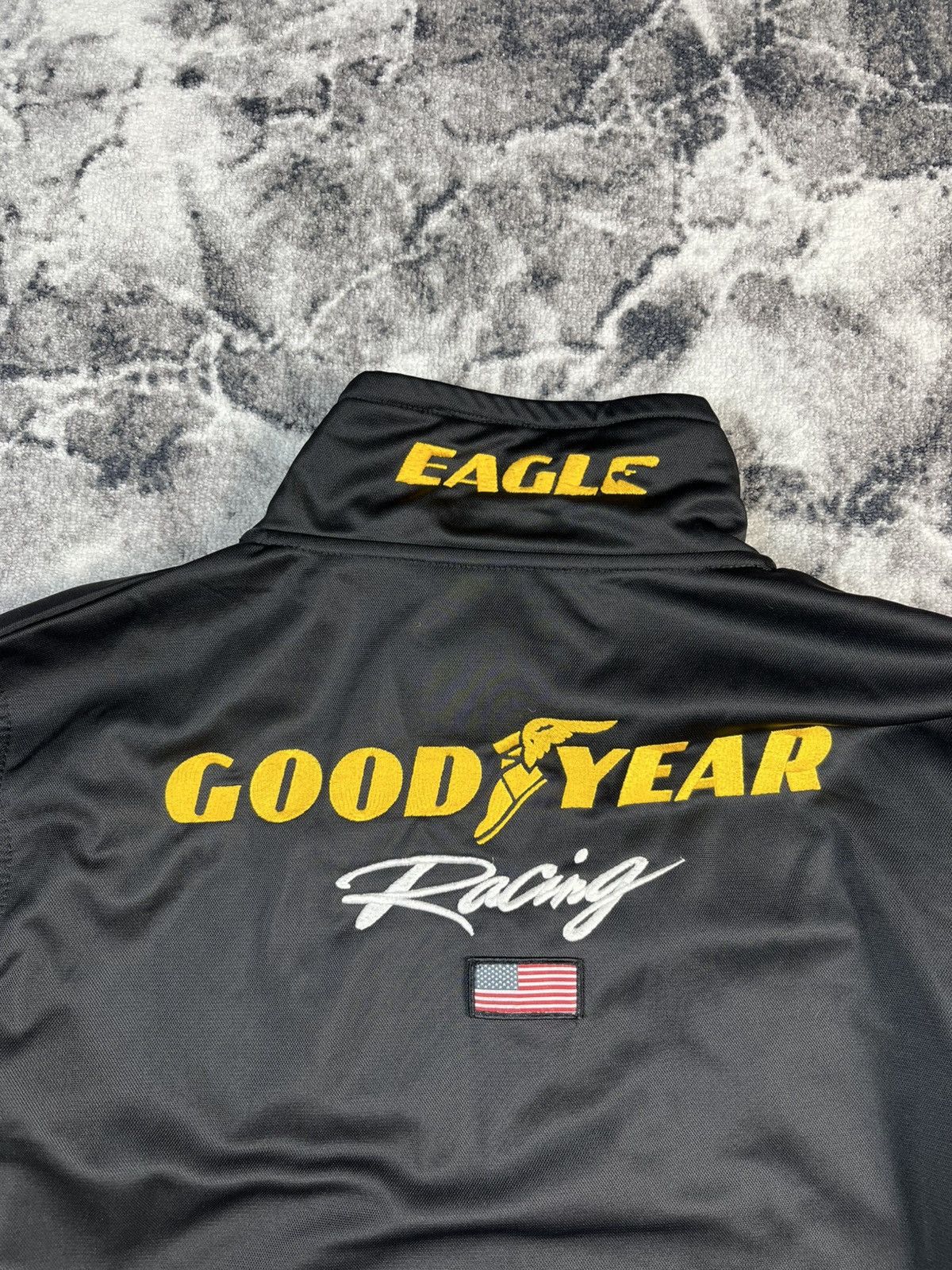 Other Goodyear Racing Jacket Black Yellow Motorsport Y2K Size US XXL / EU 58 / 5 - 17 Thumbnail