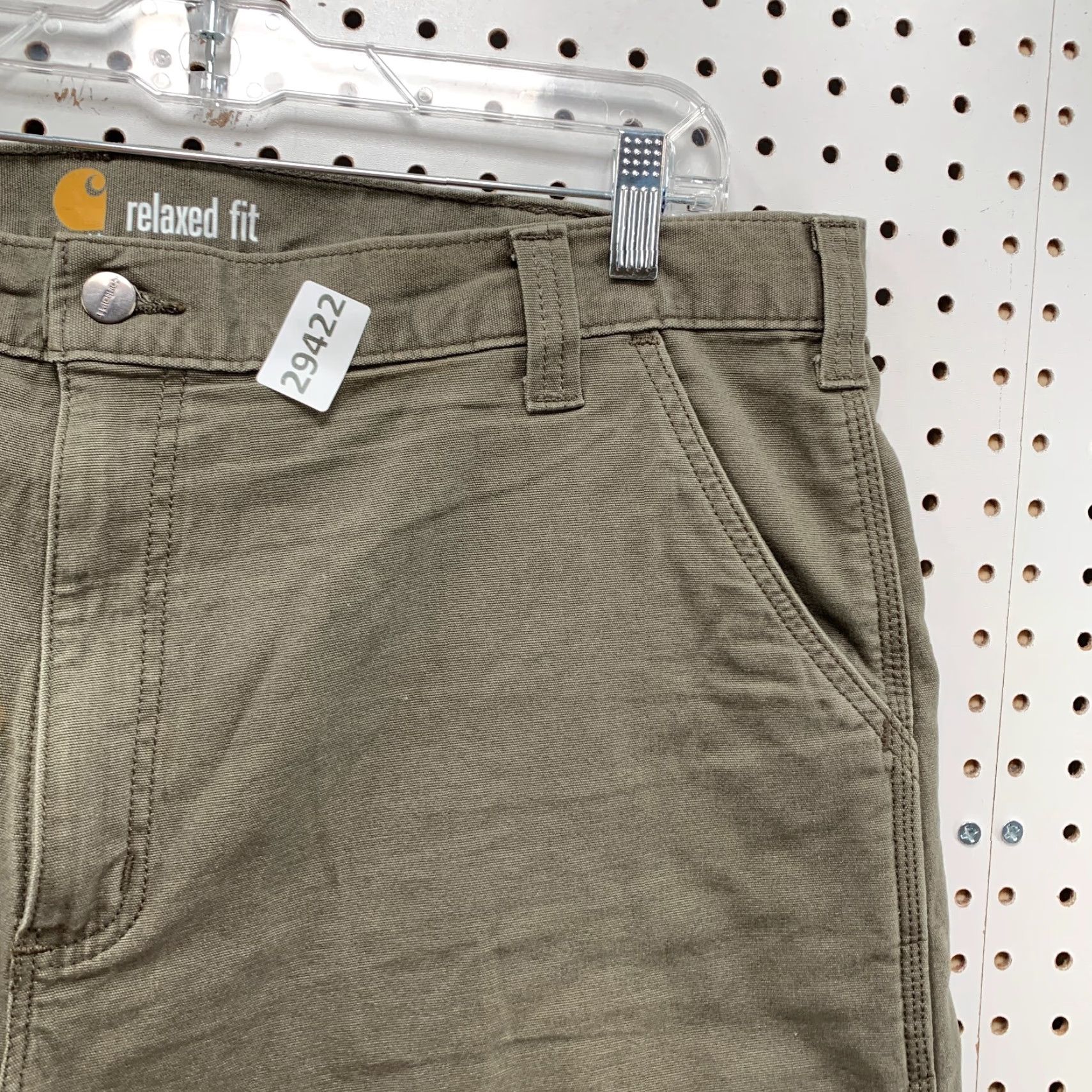 Carhartt Carhartt Shorts Mens 42 Canvas Brown Cargo Workwear Inseam 10 in Pockets Carhartt Canvas Carpentert Shorts Mens 42 Brown Canvas Workwear Size US 42 / EU 58 - 7 Thumbnail