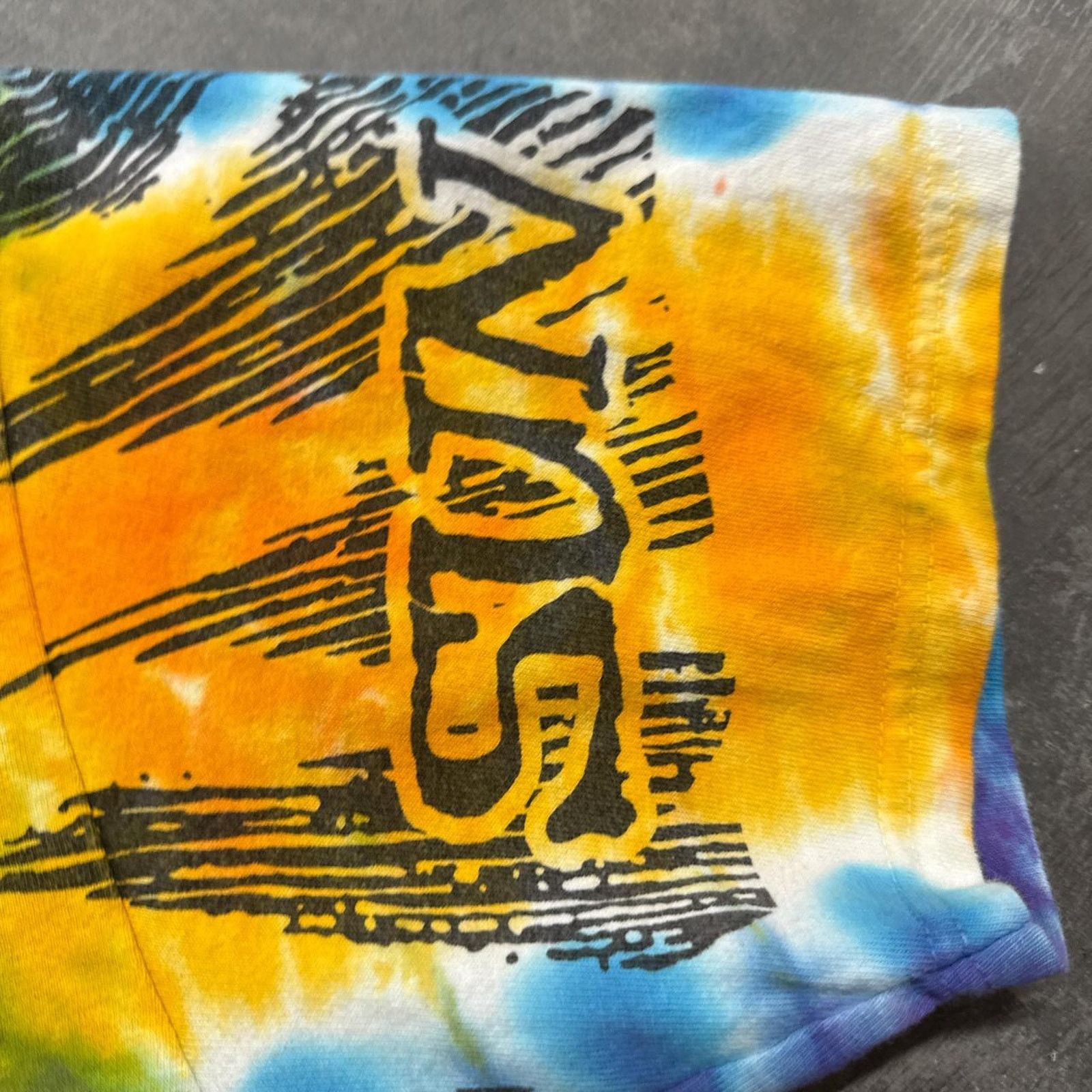 Vintage Vintage 90s Liquid Blue Sun And Moon All Over Print T-Shirt Size US L / EU 52-54 / 3 - 4 Thumbnail
