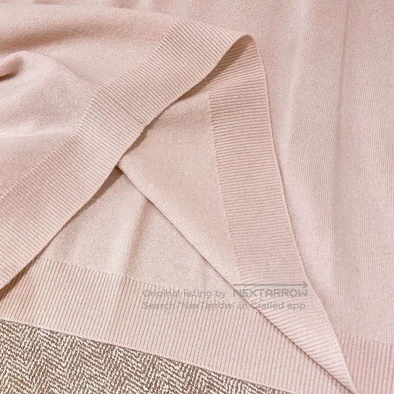 Brunello Cucinelli Brunello Cucinelli Beaded Decoration Pink Crewneck Cashmer Size XS / US 0-2 / IT 36-38 - 6 Thumbnail