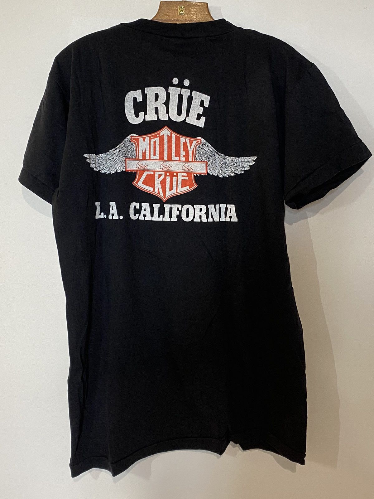 Band Tees Motley Crue 80s girls girls girls vintage shirt Size US L / EU 52-54 / 3 - 7 Thumbnail