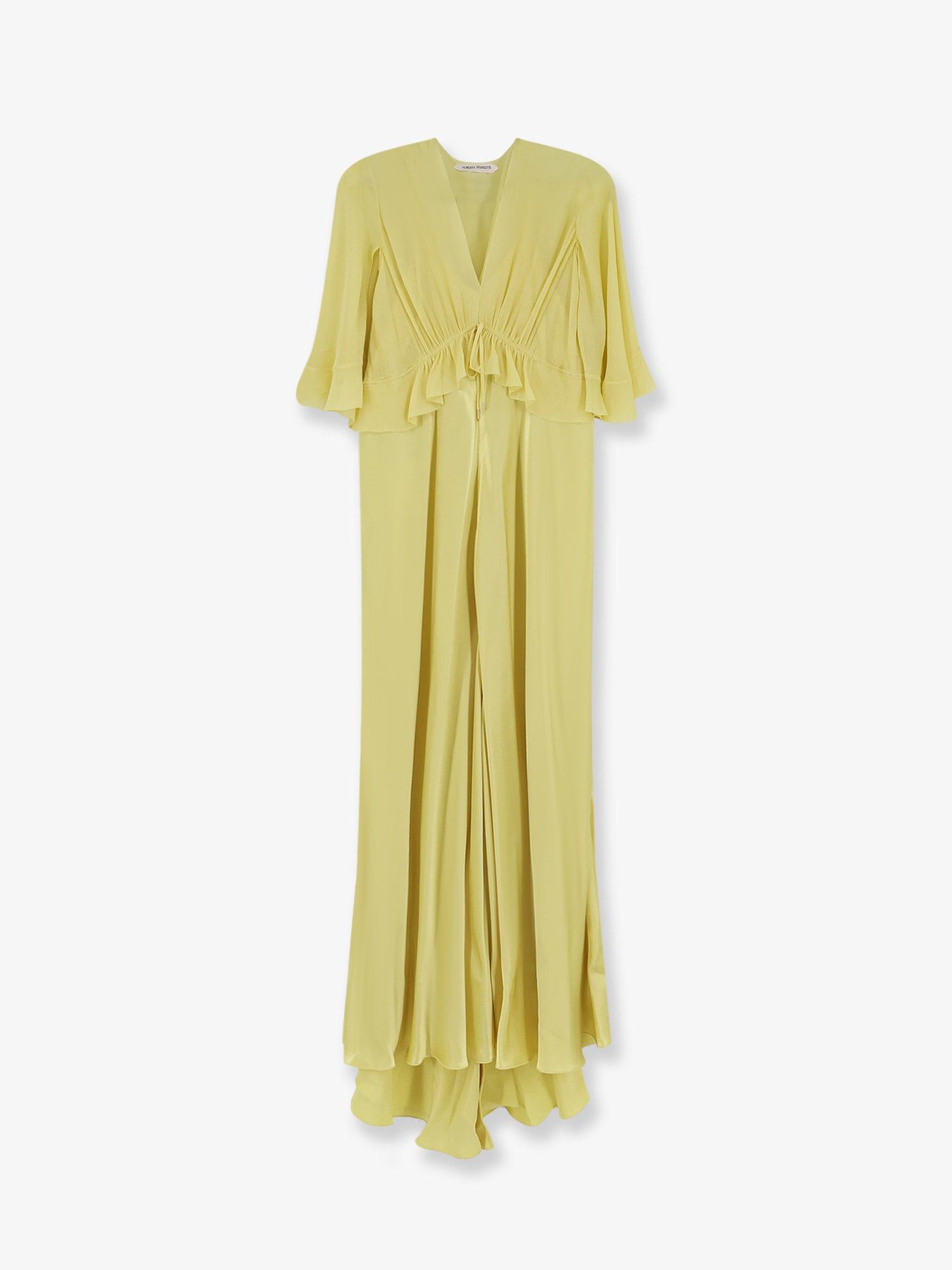 Alberta Ferretti Satin Long Dress Size M / US 6-8 / IT 42-44 - 1 Thumbnail