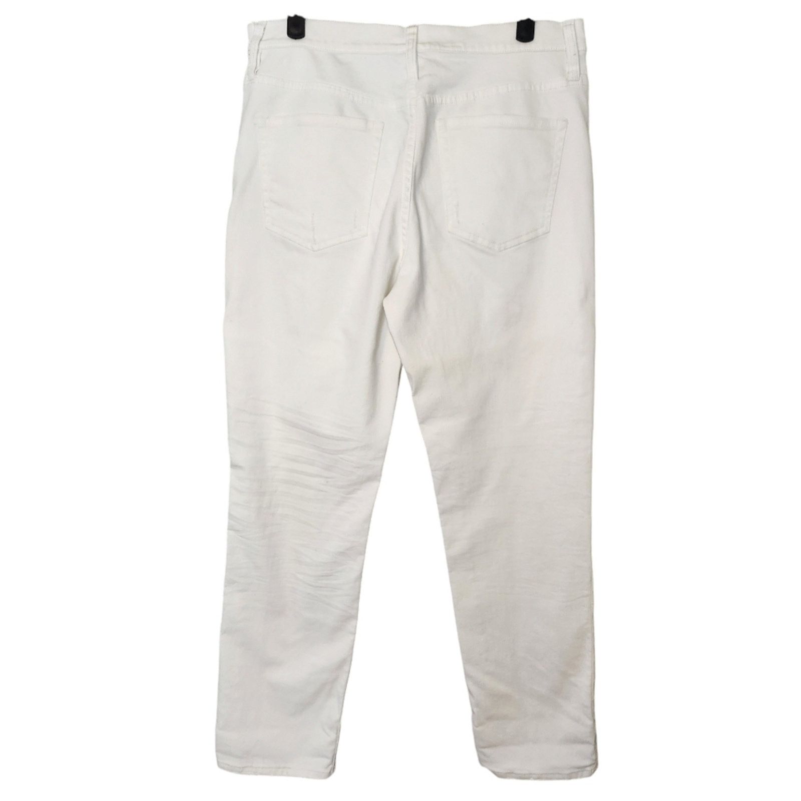 J.Crew J. Crew Vintage Crop destroyed Straight Leg Jeans 30Tall Size 30" / US 8 / IT 44 - 3 Thumbnail