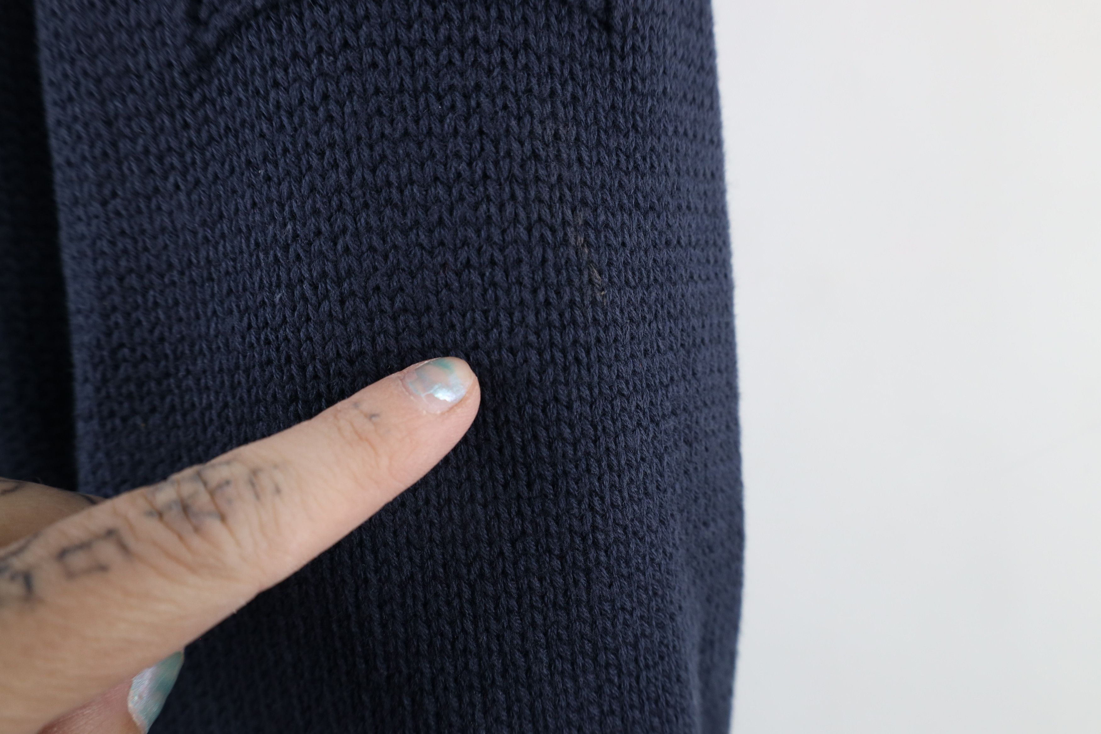Helly Hansen × Vintage Vintage Helly Hansen Lined Knit Sweater Jacket Swacket Size US S / EU 44-46 / 1 - 5 Thumbnail