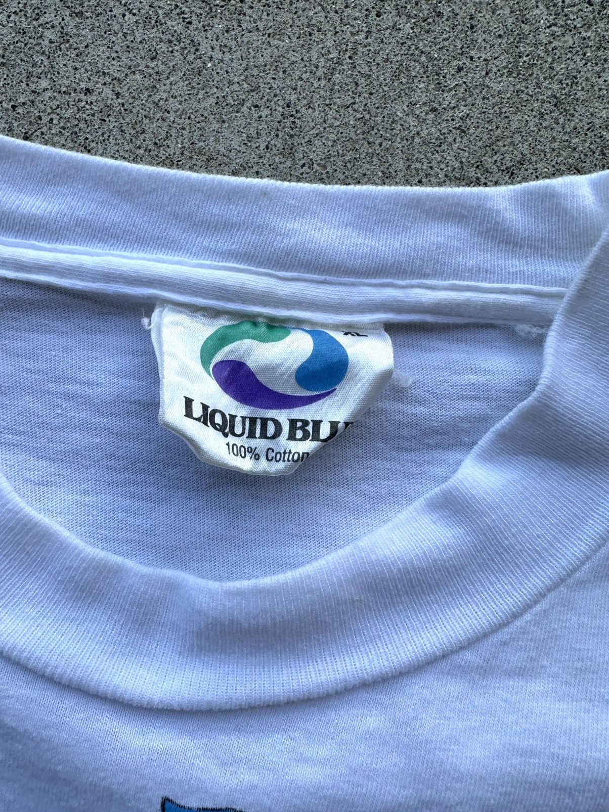 Grateful Dead × Liquid Blue × Vintage Vintage Grateful Dead Local Crew Tee Xl Liquid Blue 90s Size US XL / EU 56 / 4 - 5 Thumbnail