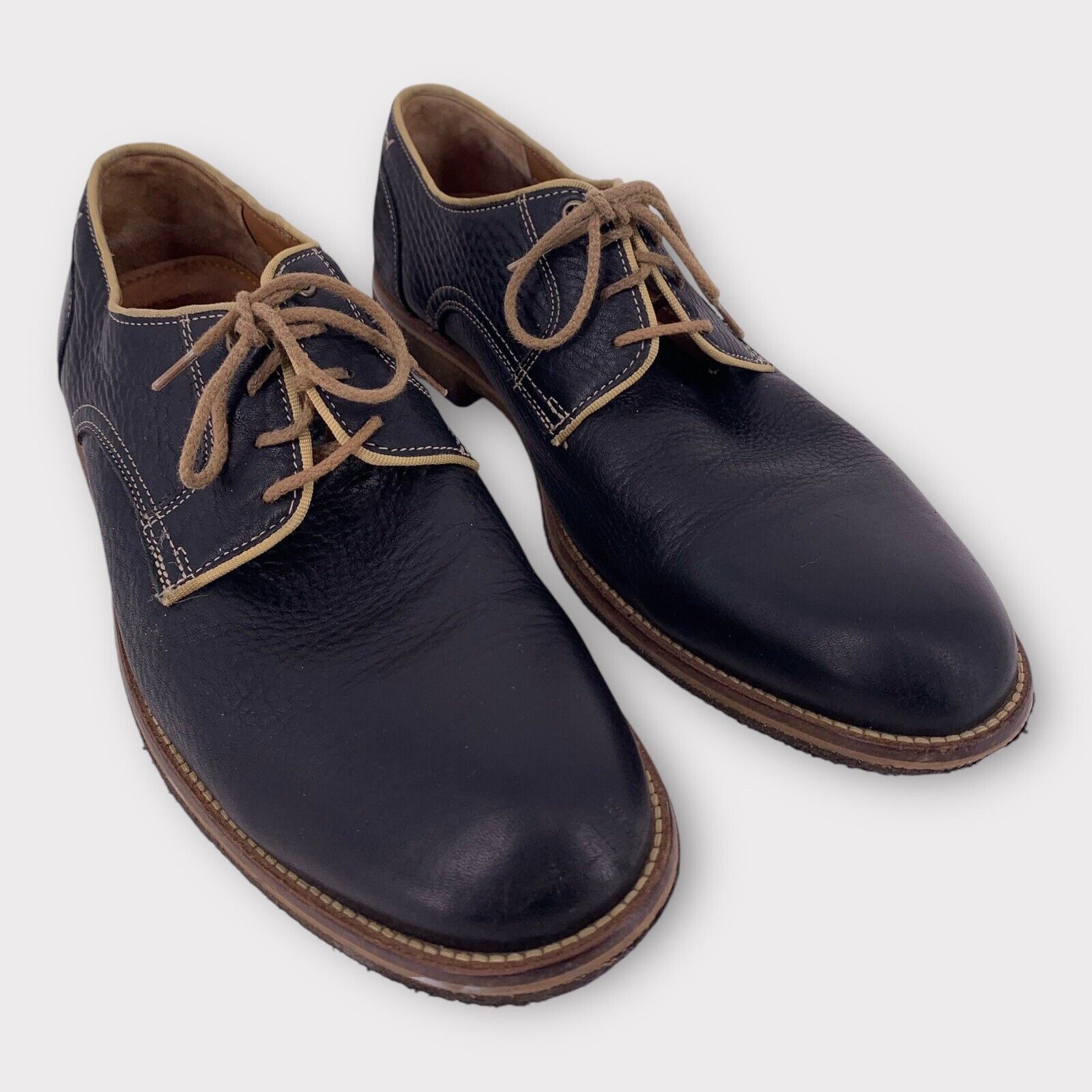Johnston & Murphy Johnston & Murphy Copeland Leather Derby Shoes Crepe Soles Size US 11.5 / EU 44-45 - 1 Thumbnail