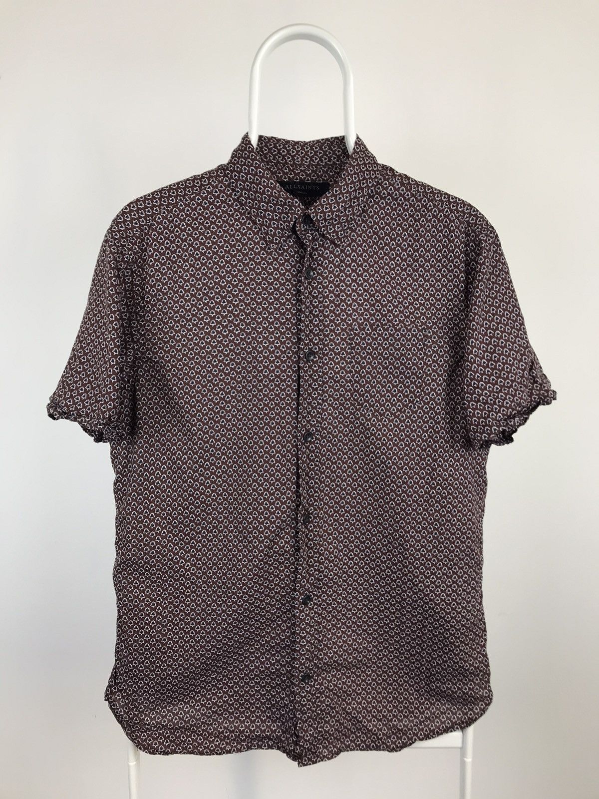 Allsaints All Saints Deaux SS Short Sleeve Shirt Size US S / EU 44-46 / 1 - 1 Thumbnail