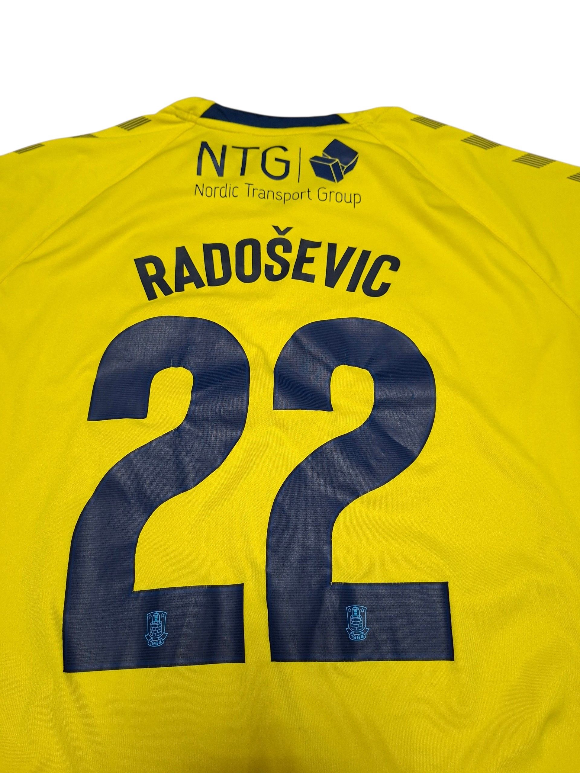 Hummel RADOSEVIC BRONDBY HUMMEL VINTAGE 2018/2019 SOCCER JERSEY Size US L / EU 52-54 / 3 - 5 Thumbnail