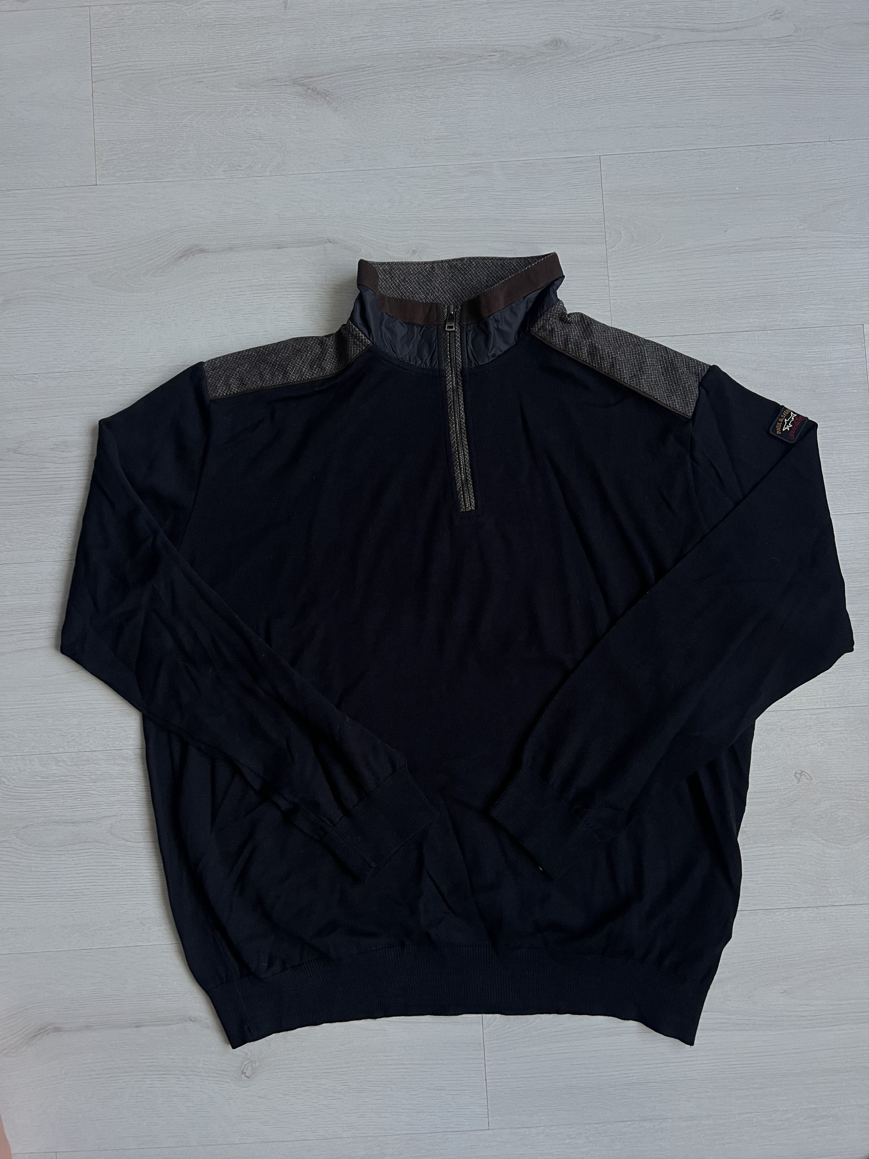 Paul & Shark Paul & Shark Yachting Half-Zip Sweater with Herringbone Size US XXL / EU 58 / 5 - 1 Thumbnail