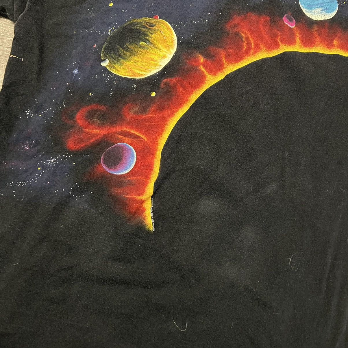 Vintage Vintage Peter Kull Solar System Planets Tee Size US XL / EU 56 / 4 - 13 Thumbnail