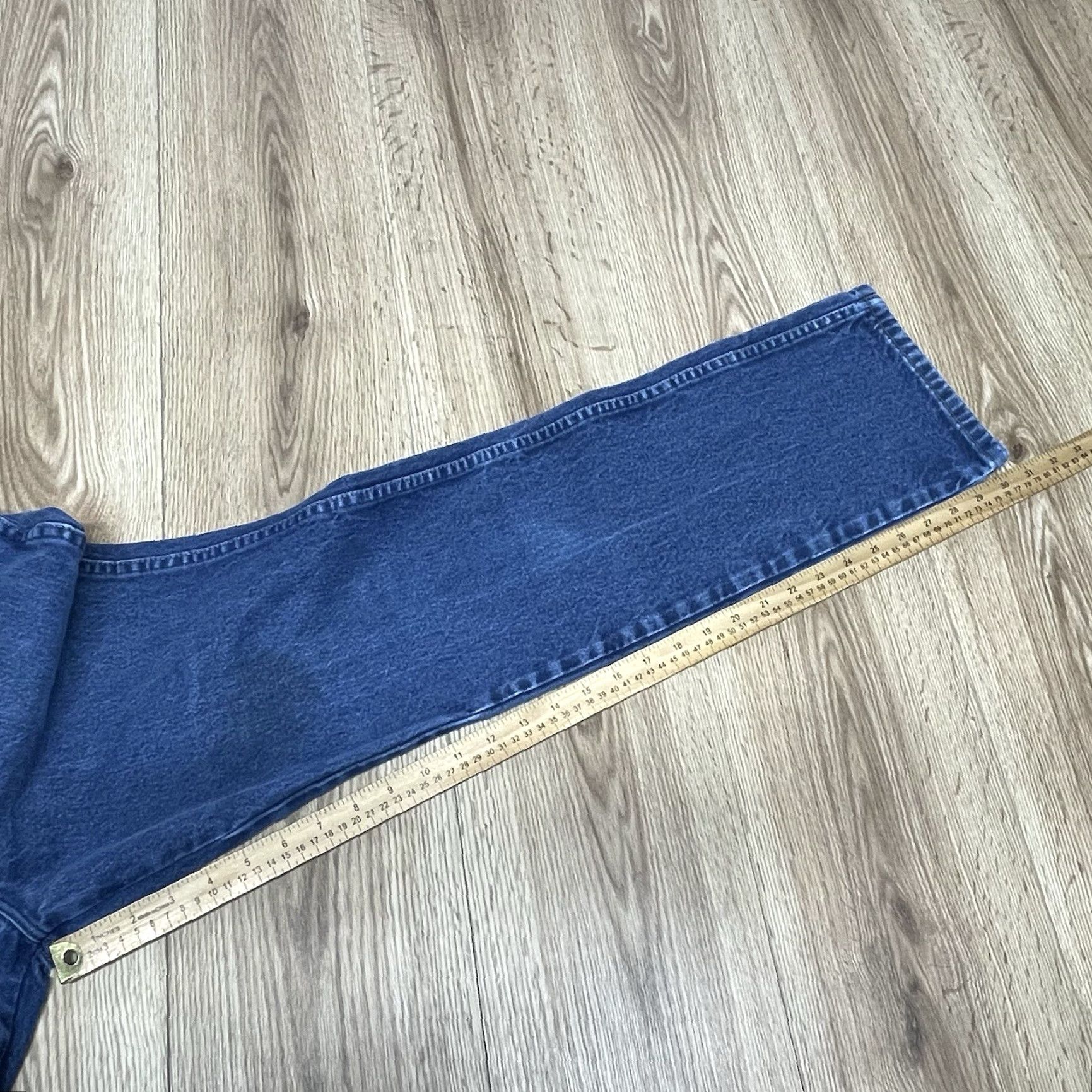 Wrangler WRANGLER Cowboy Cut Slim Jeans Mens 31x30.5 Blue Dark 936 Western Size US 31 - 7 Thumbnail