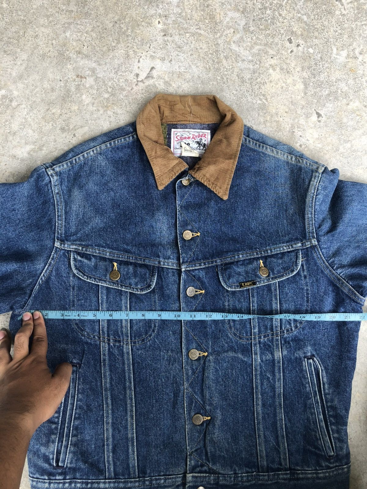 Lee Vintage 70’s Lee Storm Rider Blanked Lined Denim Jacket Size US L / EU 52-54 / 3 - 24 Thumbnail