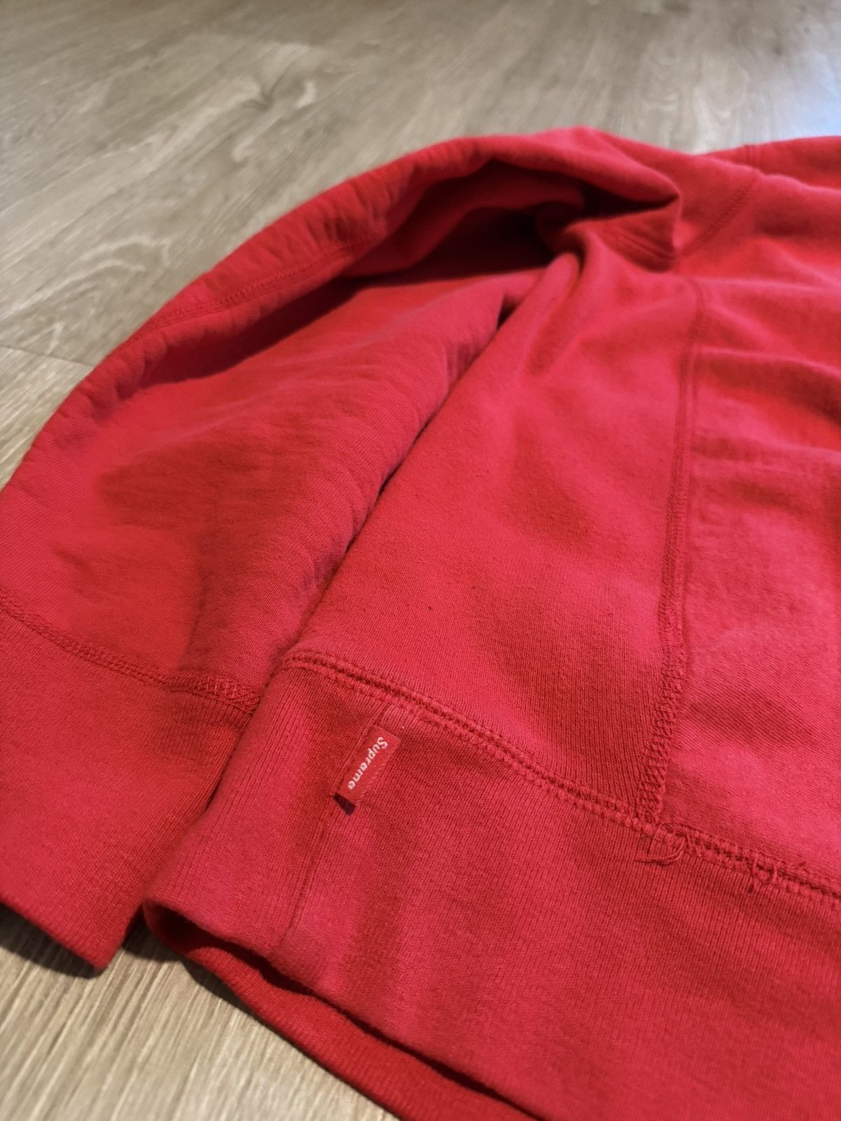 Supreme FW 2018 Supreme Red Perforated Hoodie Size US M / EU 48-50 / 2 - 5 Thumbnail