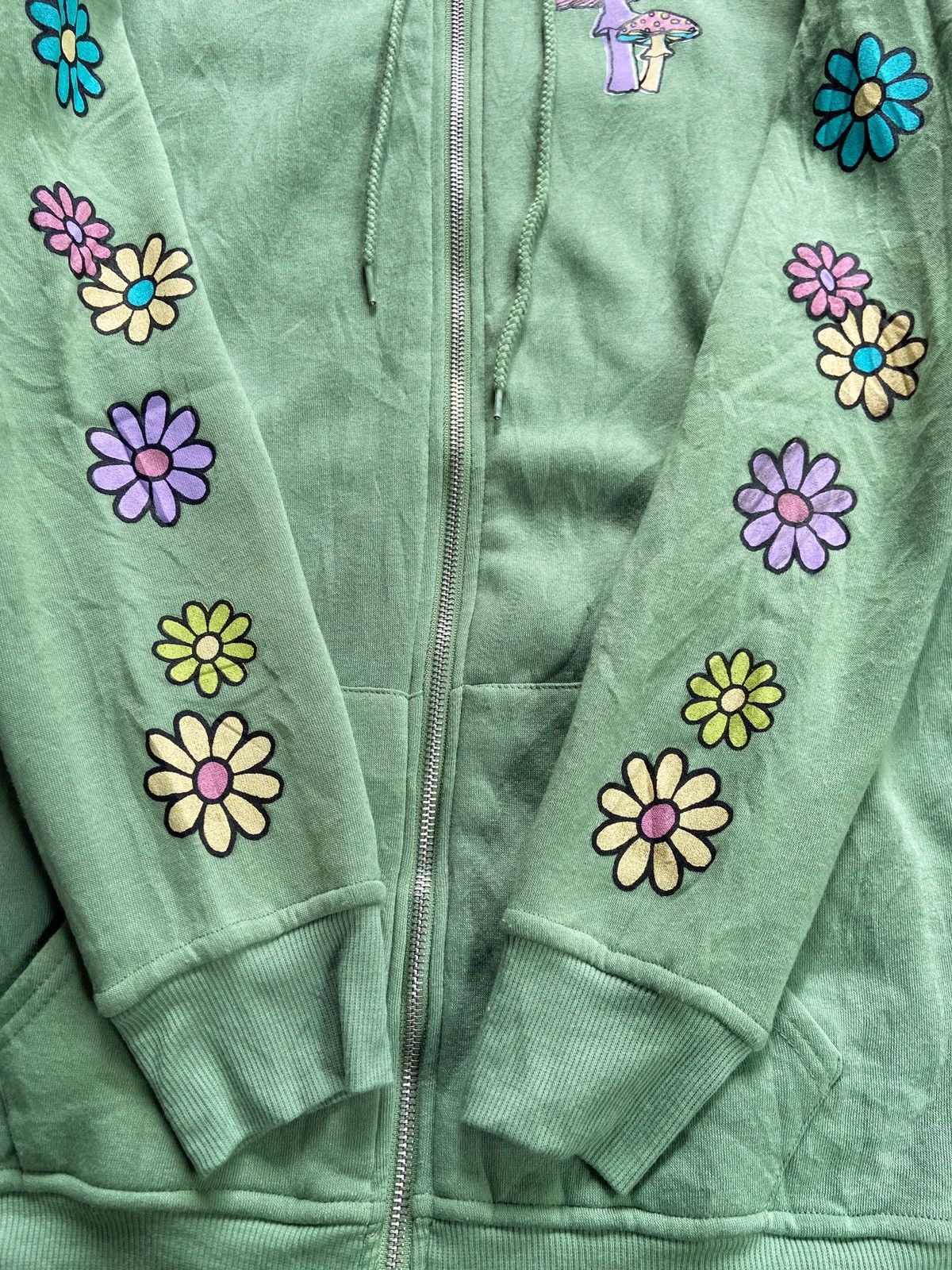 Beauty Beast HAVE A NICE TRIP FLOWERS ZIP HOODIE Size US M / EU 48-50 / 2 - 7 Thumbnail