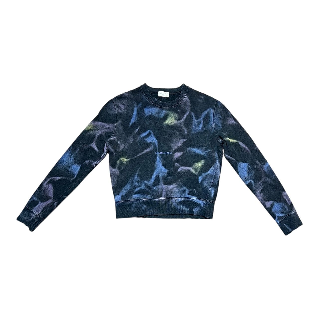 Saint Laurent Paris Saint Laurent Tie Dye Sweatshirt Multicolor Size S / US 4 / IT 40 - 1 Thumbnail