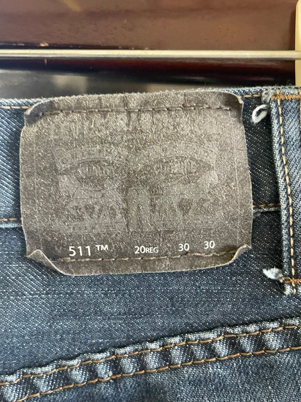 Levi's Men's Levi's 511 Slim Blue Jeans Waist 30 Size US 30 / EU 46 - 5 Thumbnail
