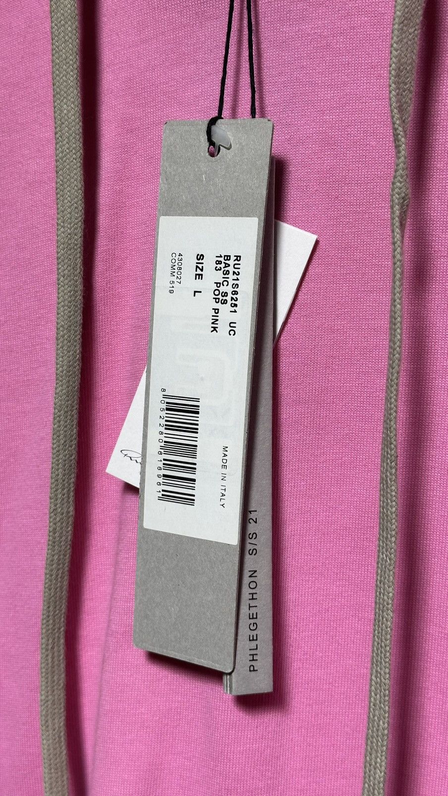 Rick Owens Rick Owens SS21 PHLEGETHON Long Line hoodie (S) | Grailed