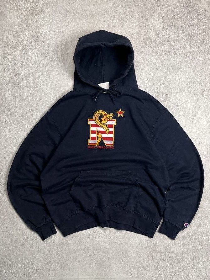 Champion Vintage Champion Don't Tread On Me Heavy Cotton Hoodie Y2K L Size US L / EU 52-54 / 3 - 1 Thumbnail