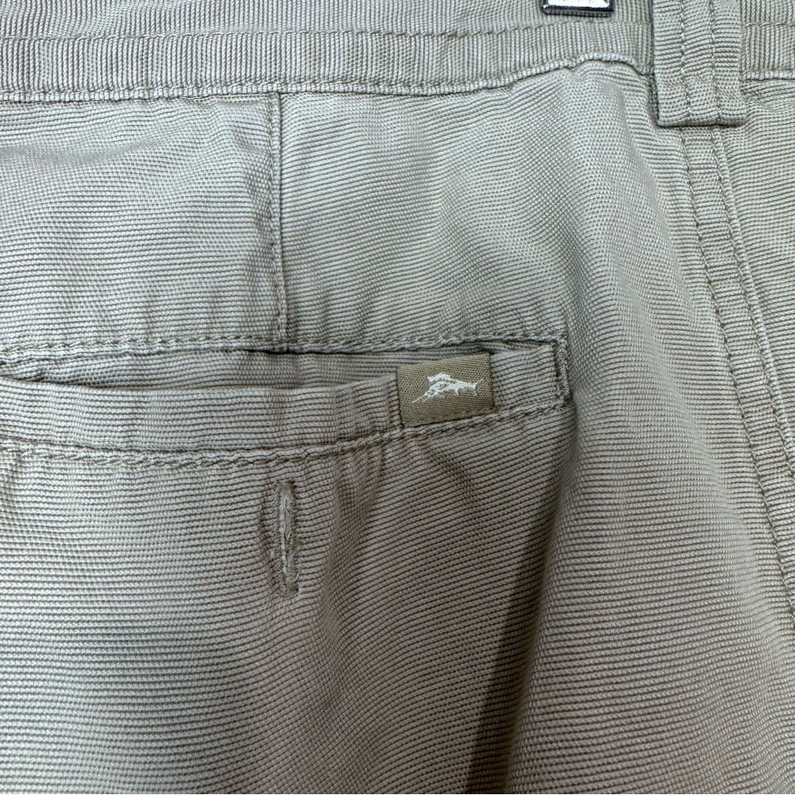 Tommy Bahama Tommy Bahama 9” Tan Flatfront Cargo Shorts Men’s Size 40 Size US 40 / EU 56 - 9 Thumbnail