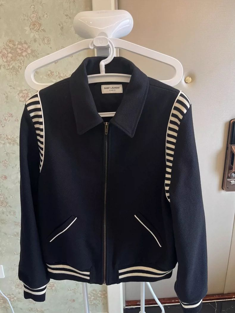 Saint Laurent Paris New Saint Laurent Black Zebra Print Jacket Size US L / EU 52-54 / 3 - 1 Thumbnail
