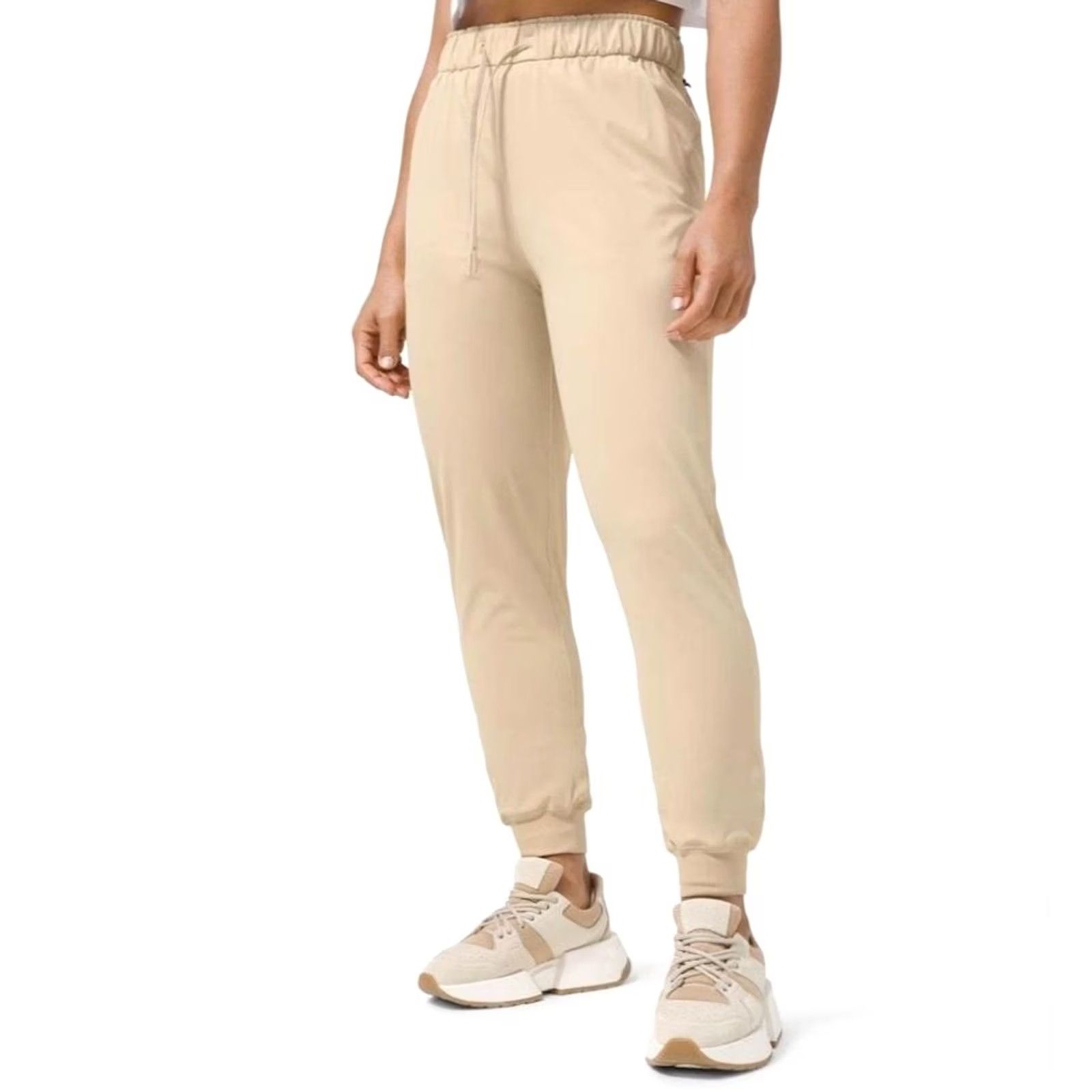 Lululemon Lululemon Keep Moving Jogger Pants Womens 8 Trench Beige High Rise W5DCRS Jogger Pants Women (Womens) Size 30" / US 8 / IT 44 - 2 Thumbnail