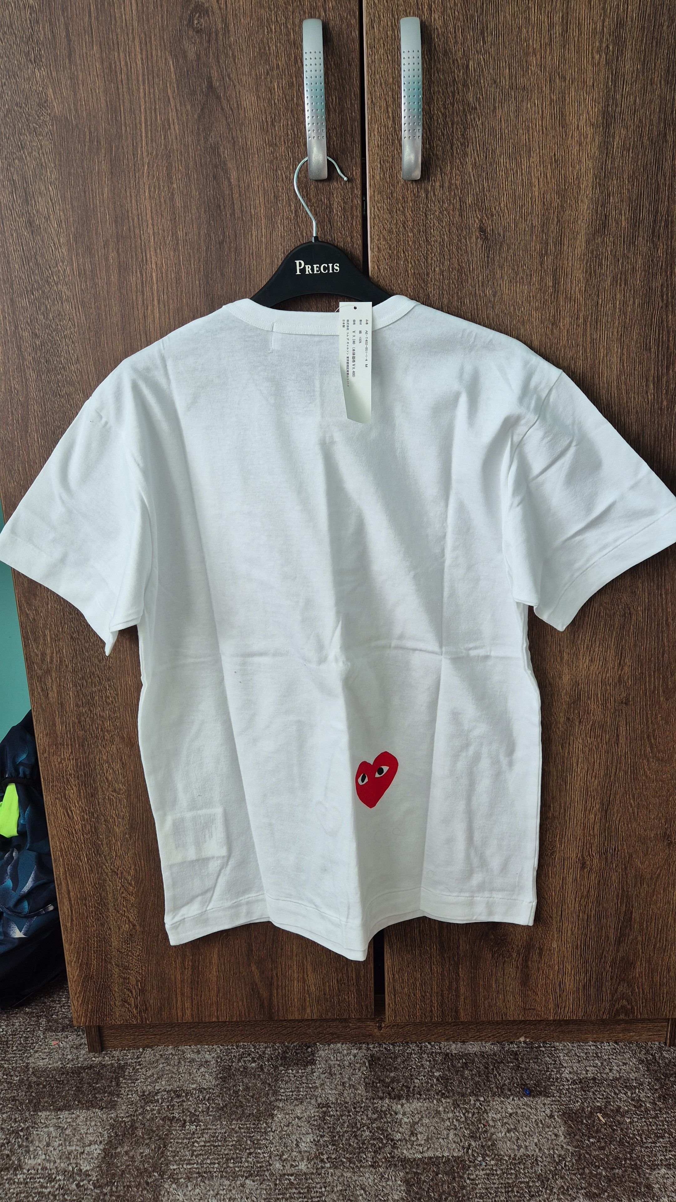 Comme des Garcons × Nike Nike x Comme des Garcons White Tee Size US M / EU 48-50 / 2 - 2 Thumbnail
