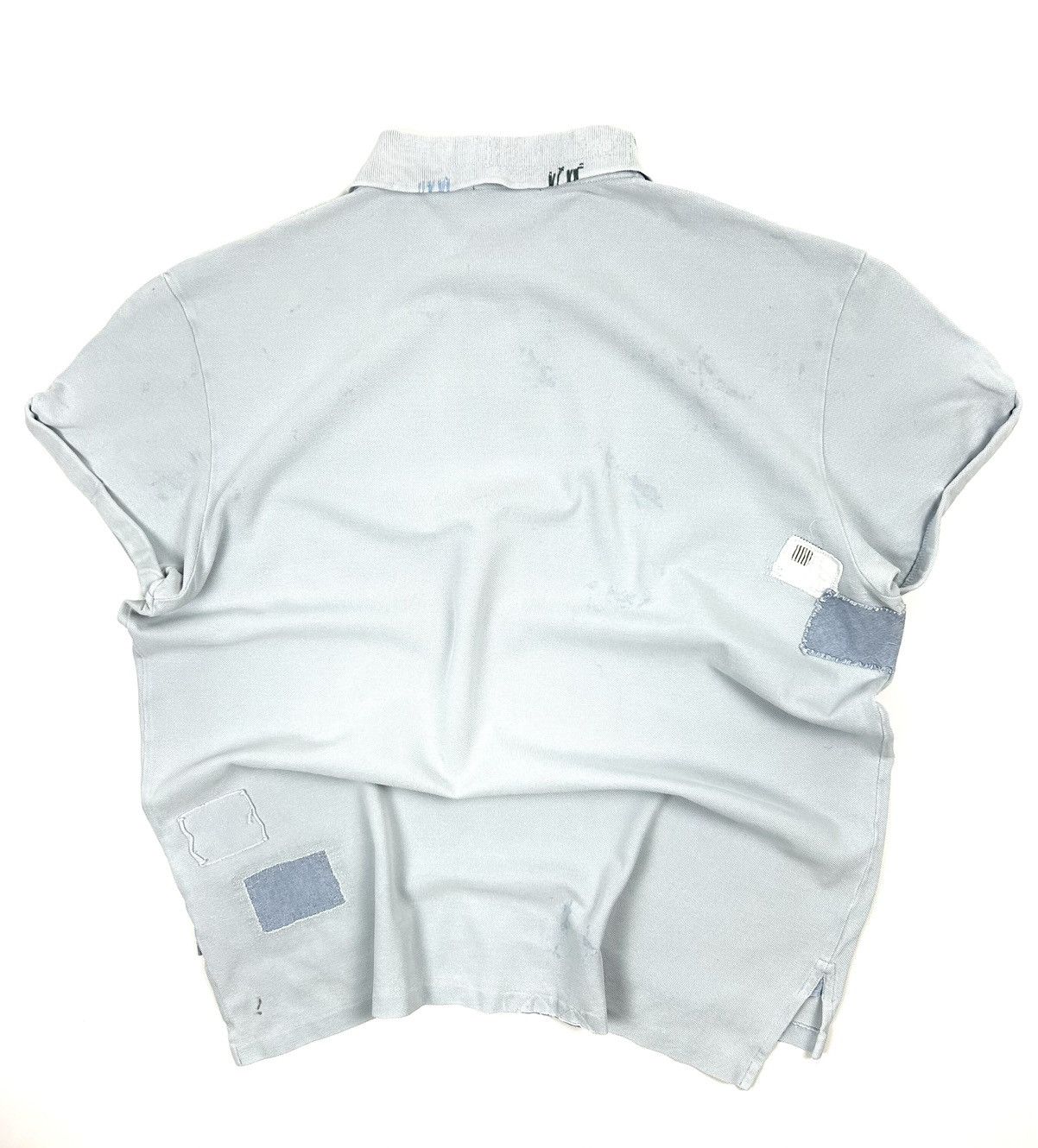 Polo Ralph Lauren Ralph Lauren Polo Shirt Distressed Patchwork Paint Splatter Size US XL / EU 56 / 4 - 6 Thumbnail