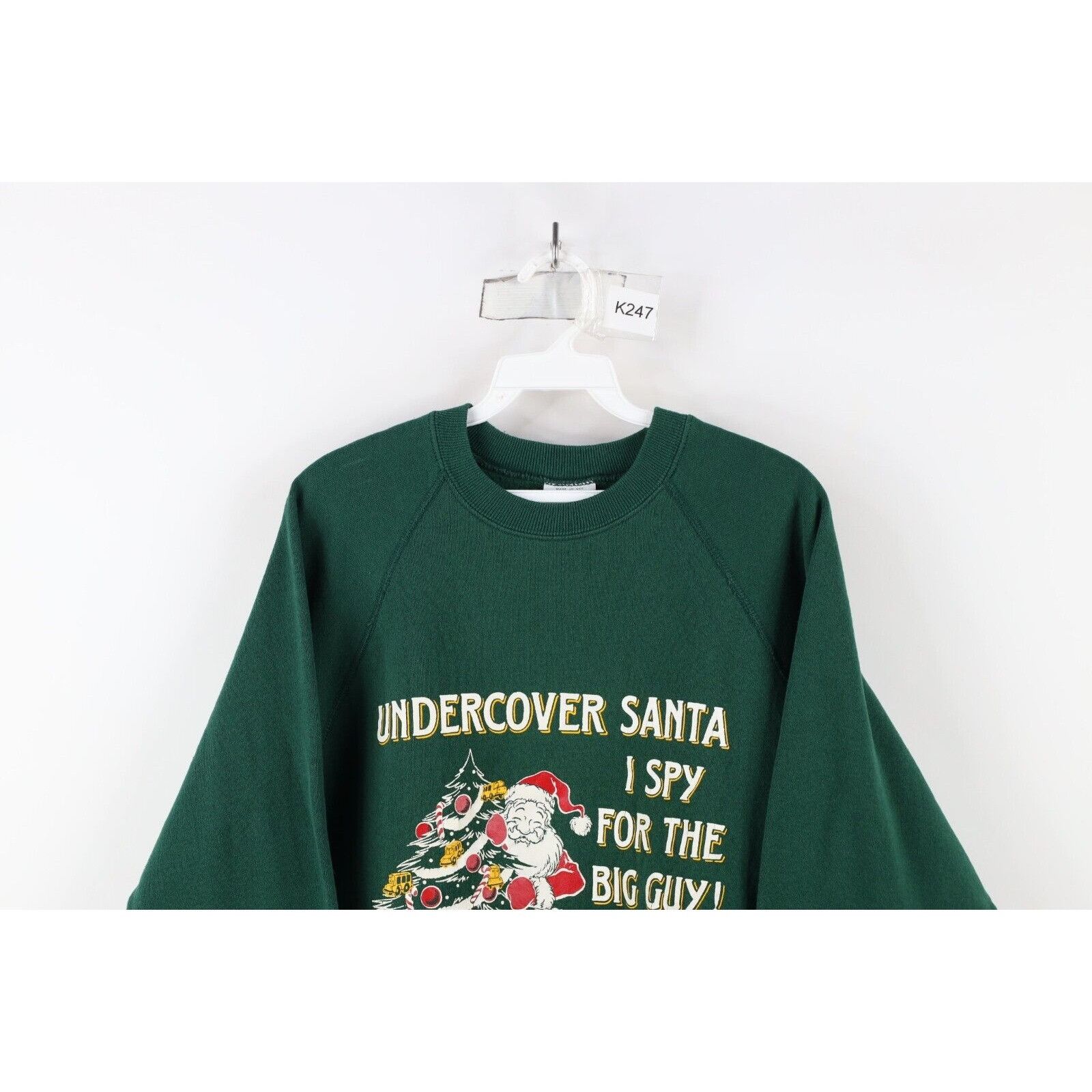 Vintage Vintage 90s Streetwear Christmas Undercover Santa Sweatshirt Size XL / US 12-14 / IT 48-50 - 2 Thumbnail