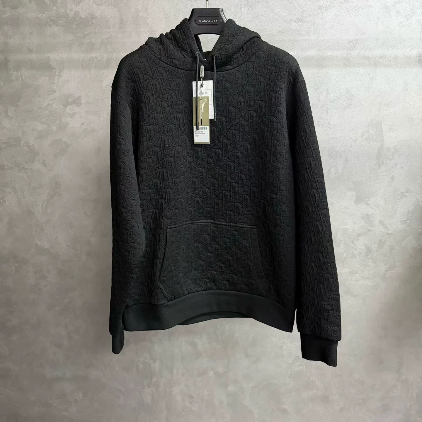 Dior dior black cotton blend hoodie with drawstring Size US XXL / EU 58 / 5 - 1 Thumbnail