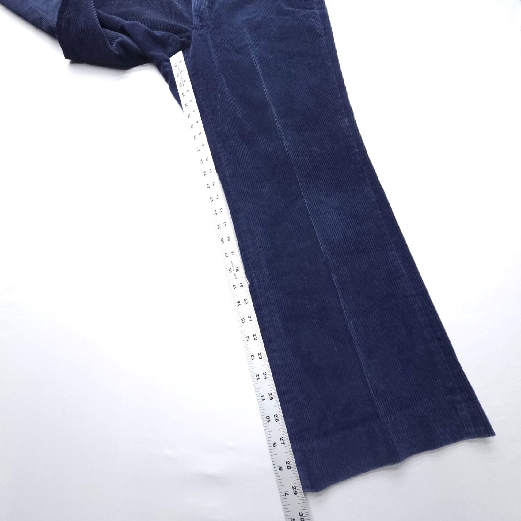 Vintage VINTAGE L.L. Bean PANTS Men 38 x 29 Corduroy Blue 80s 90s American Casual Chino Straight Front Mens Size US 38 / EU 54 - 7 Thumbnail